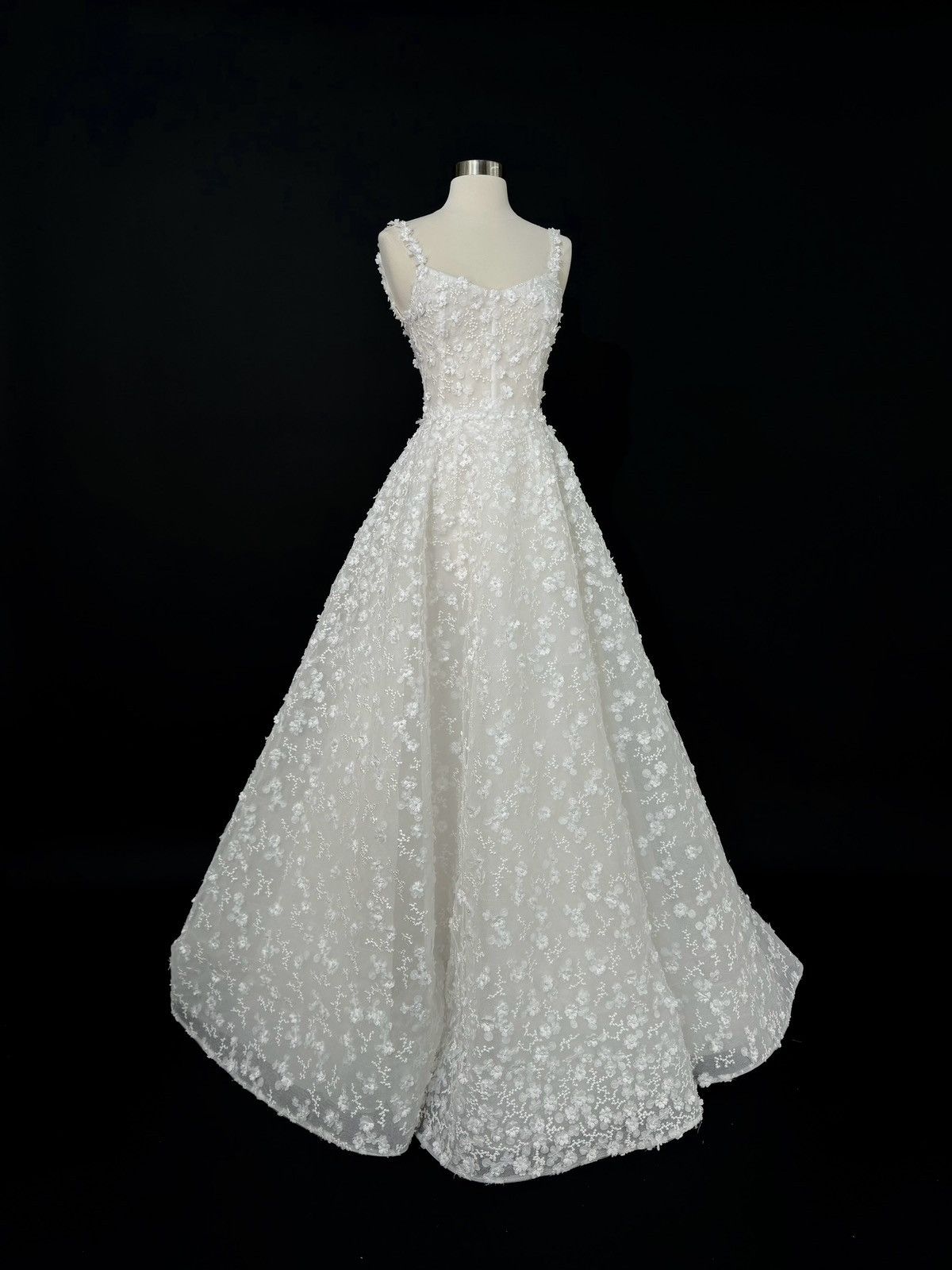 Other Brand New US 6 Embroidery lace Anna Augusta Bridal Gown Size M / US 6-8 / IT 42-44 - 2 Thumbnail