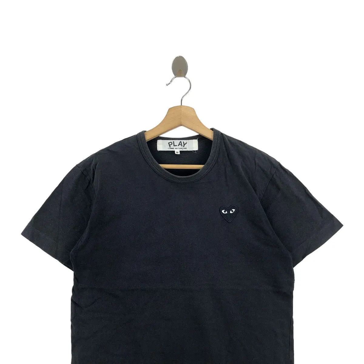 Comme des Garcons Vtg COMME Des GARCONS PLAY Black Love Tee Shirt 2007 Size US S / EU 44-46 / 1 - 2 Thumbnail