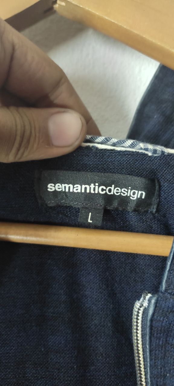 semanticdesign SEMANTIC DESIGN PUNKWEAR SWEATER JACKET Size US S / EU 44-46 / 1 - 10 Thumbnail