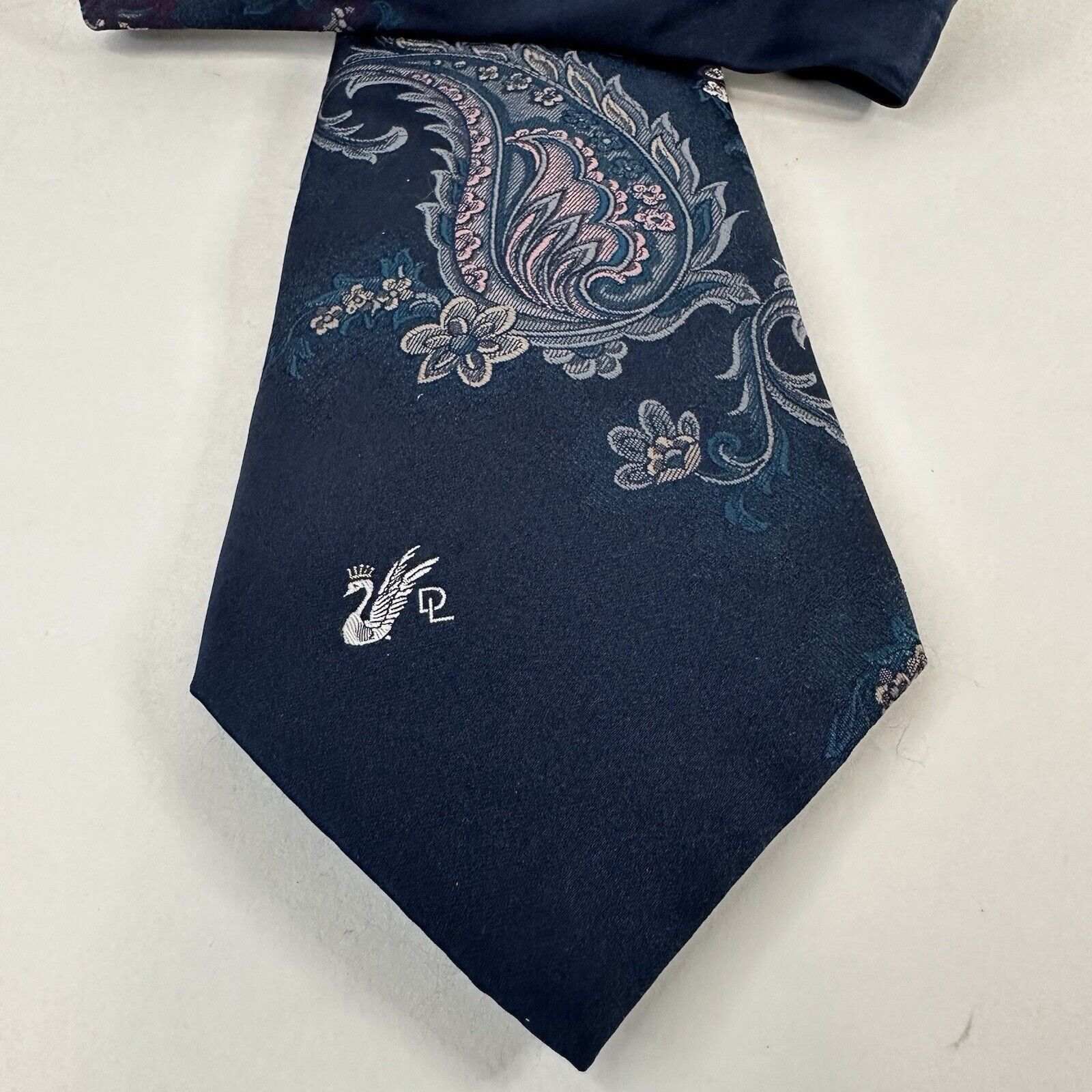 Other Don Loper Beverly Hills Tie Polyester Paisley Floral Preppy Size ONE SIZE - 3 Thumbnail