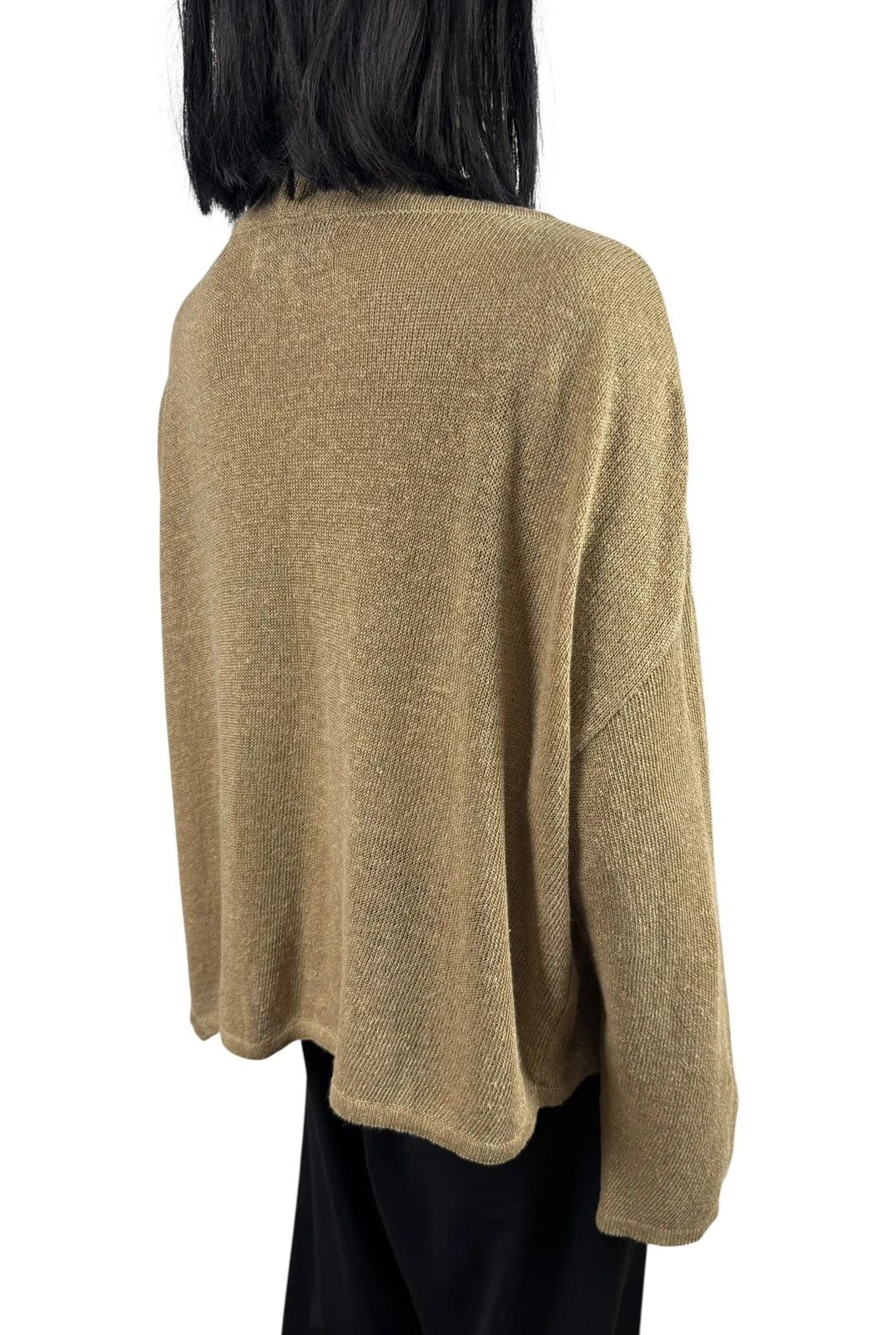 Ivan Grundahl Ivan Grundahl Linen Knit V-Neck Jumper size L Size L / US 10 / IT 46 - 8 Thumbnail