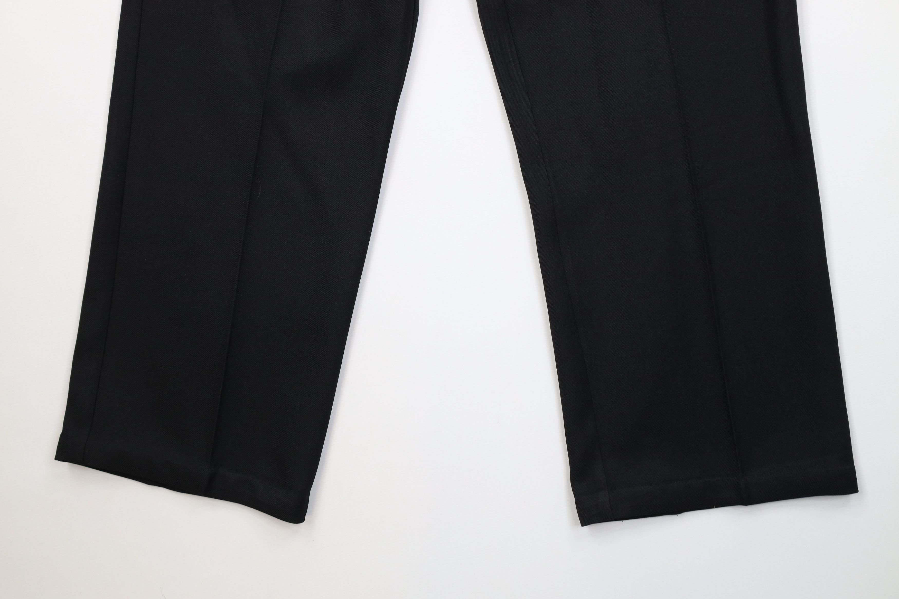Vintage Vintage 90s Streetwear Flared Wide Leg Chino Pants Black Size US 36 / EU 52 - 4 Thumbnail