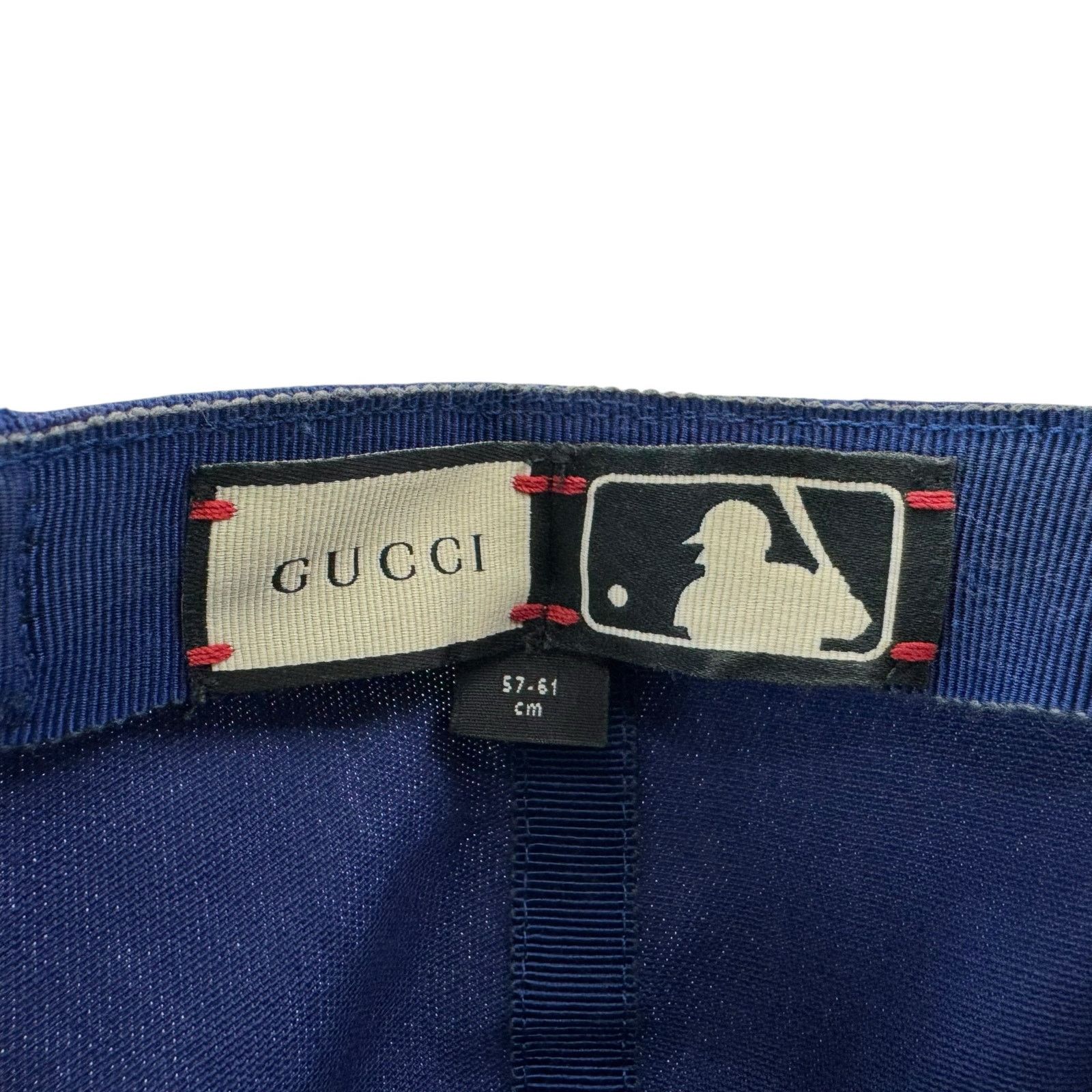 Gucci Gucci Blue Butterfly Yankees Baseball Cap Size ONE SIZE - 10 Thumbnail