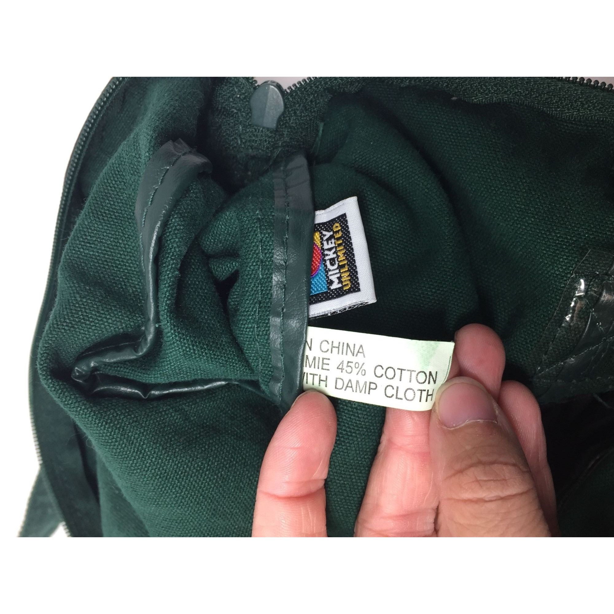 Disney Vintage Disney Mickey Unlimited Green and Brown Duffle Bag- Size ONE SIZE - 5 Thumbnail