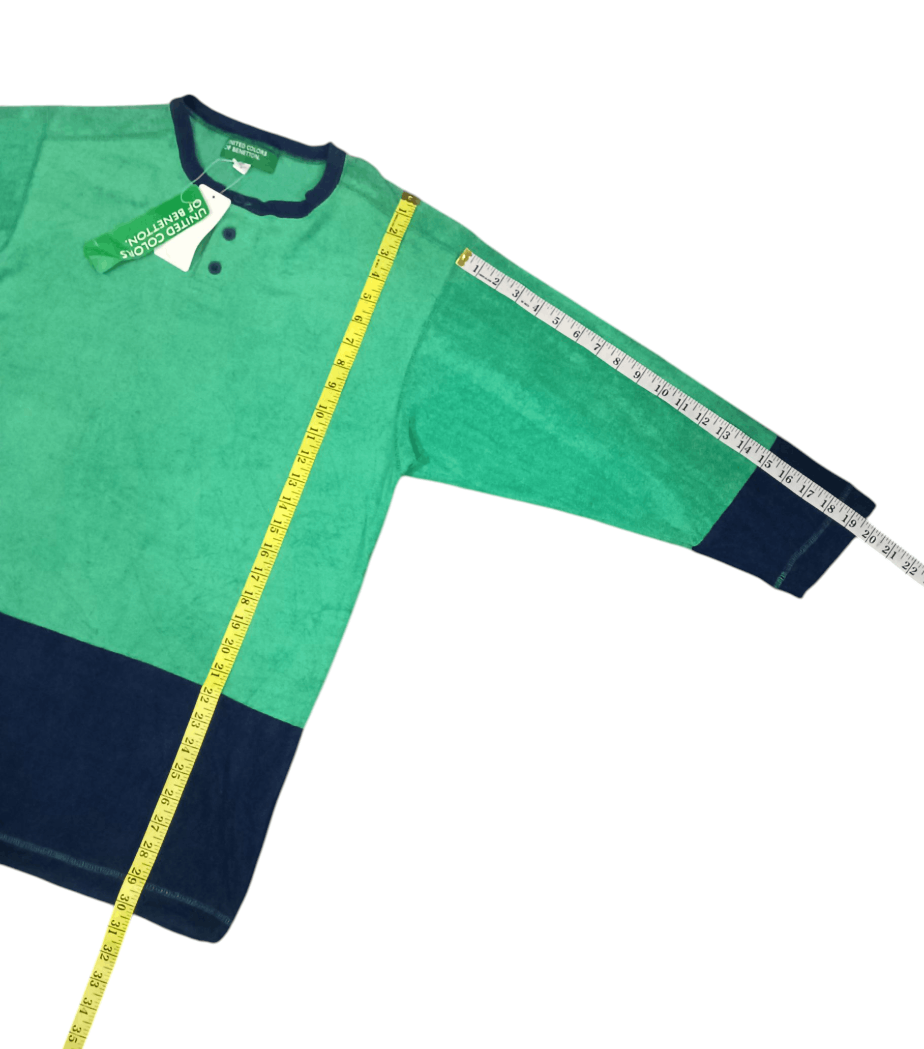 United Colors Of Benetton United Colors Of Benetton Shirt Button Up Size US M / EU 48-50 / 2 - 6 Thumbnail