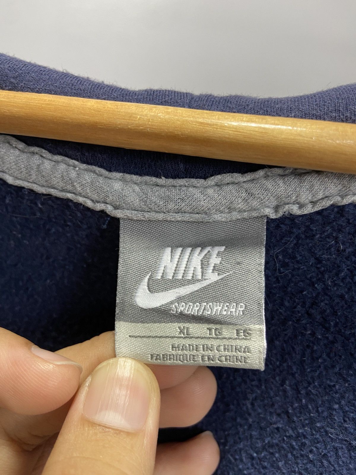 Nike Nike Big logo zipper hoodie Size US XL / EU 56 / 4 - 9 Thumbnail