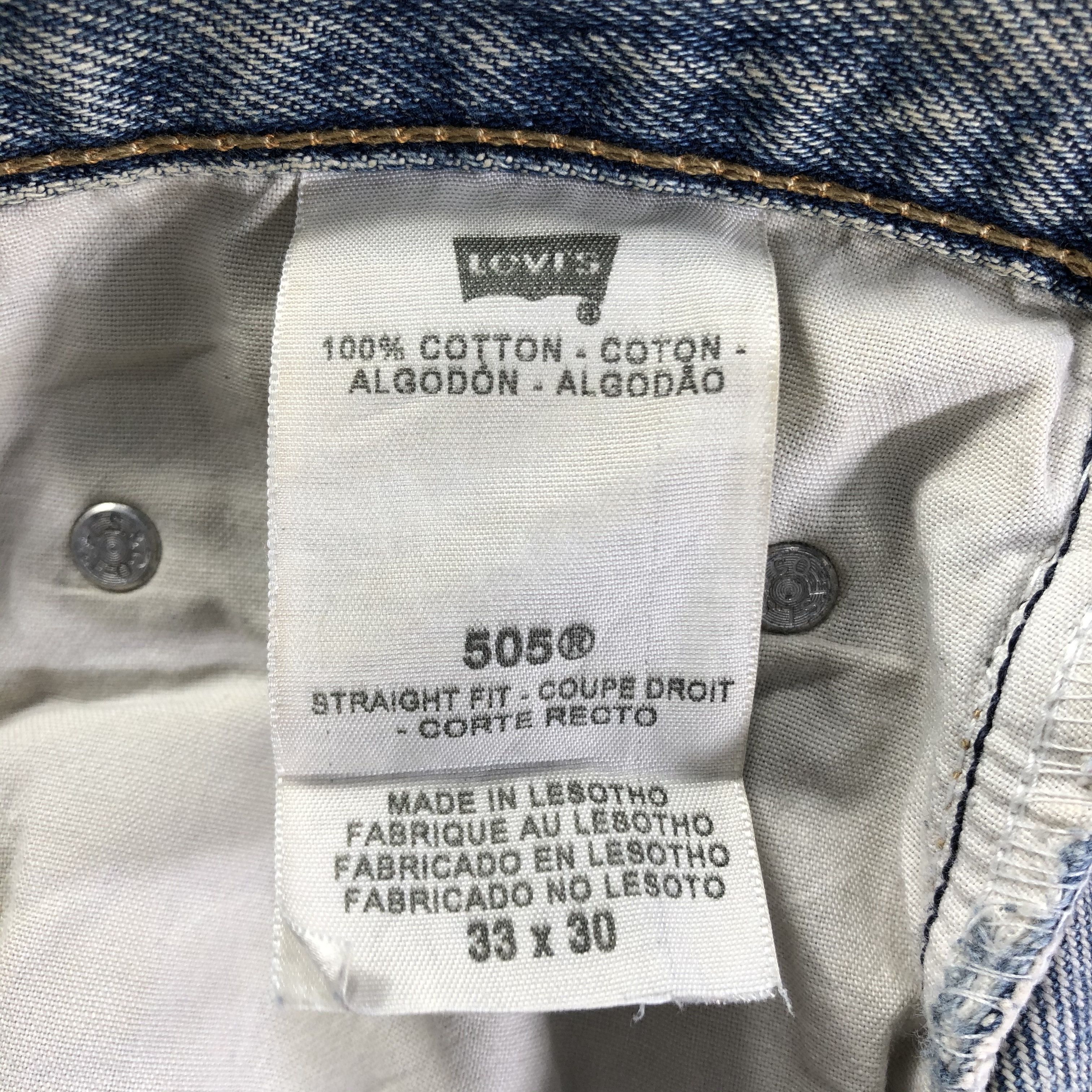 Levi's Vintage Levis 505 Jeans-J3364 Size US 34 / EU 50 - 12 Thumbnail
