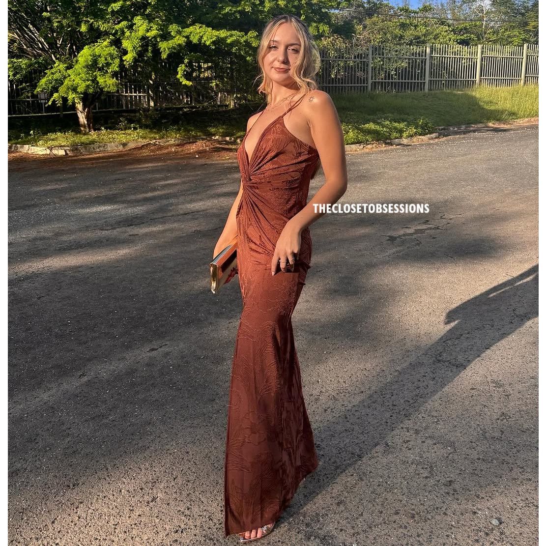 Mango BLOGGER FAVE!!! MANGO V-Neck Embroidered Maxi Dress Size M / US 6-8 / IT 42-44 - 13 Thumbnail