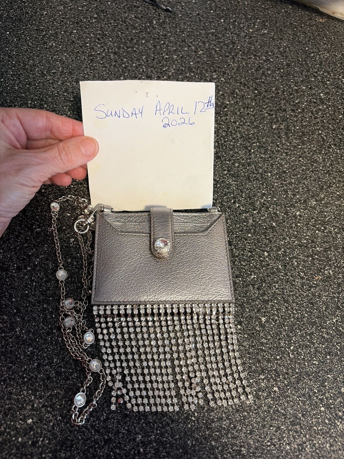 Miu Miu Miu Miu Crystal Leather Over the Shoulder bag Size ONE SIZE - 5 Thumbnail