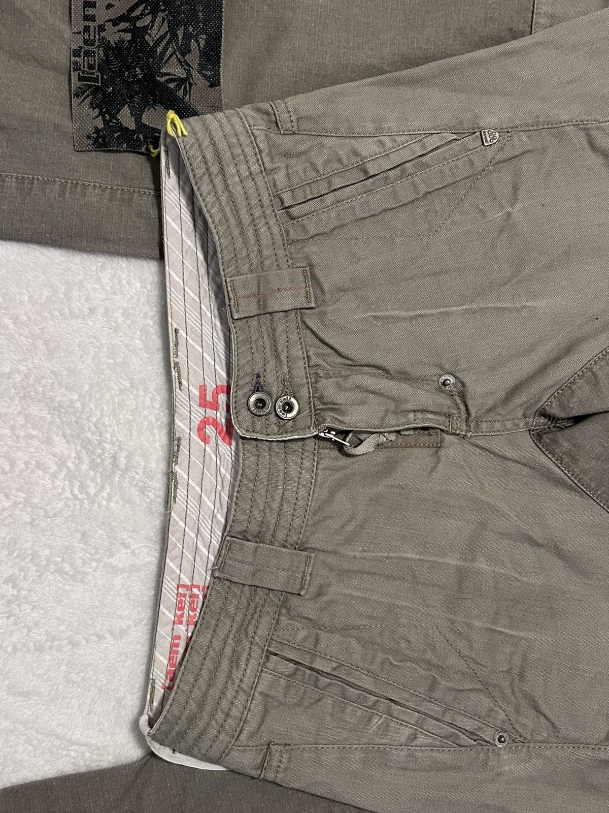 Aem'kei × Vintage AEM’KEI FLARED LOW-RISE RARE VINTAGE PANTS Size 25" / US 0 / IT 36 - 2 Thumbnail