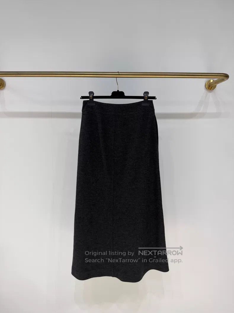 Brunello Cucinelli Brunello Cucinelli size S A-line midi skirt goat cashmere g Size 22" - 3 Thumbnail