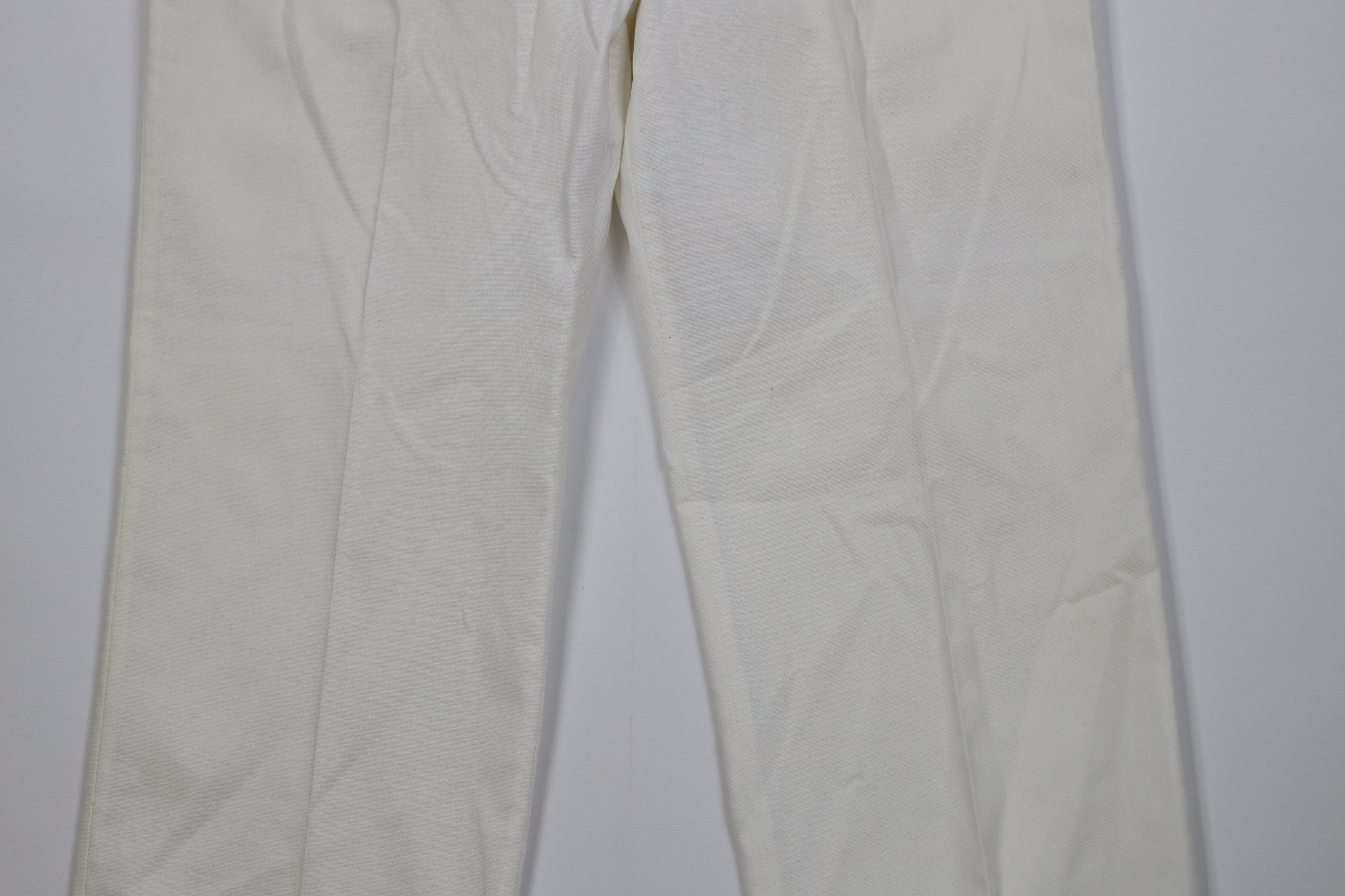 Vintage Vintage 70s Streetwear Knit Flared Wide Leg Pants White Size US 38 / EU 54 - 3 Thumbnail