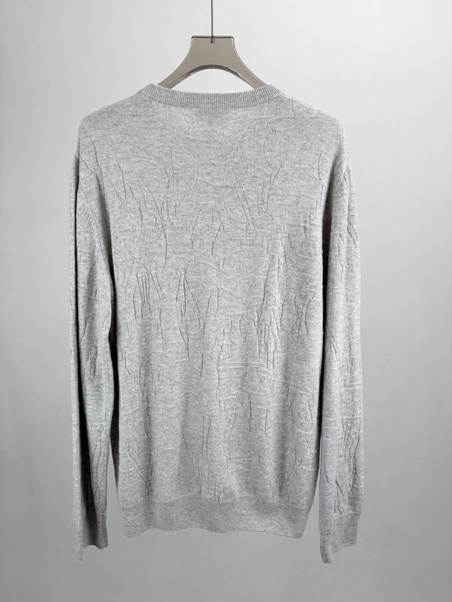 Hermes HERMES Grey Cashmere Knit Sweater K1 Size US XXL / EU 58 / 5 - 2 Thumbnail