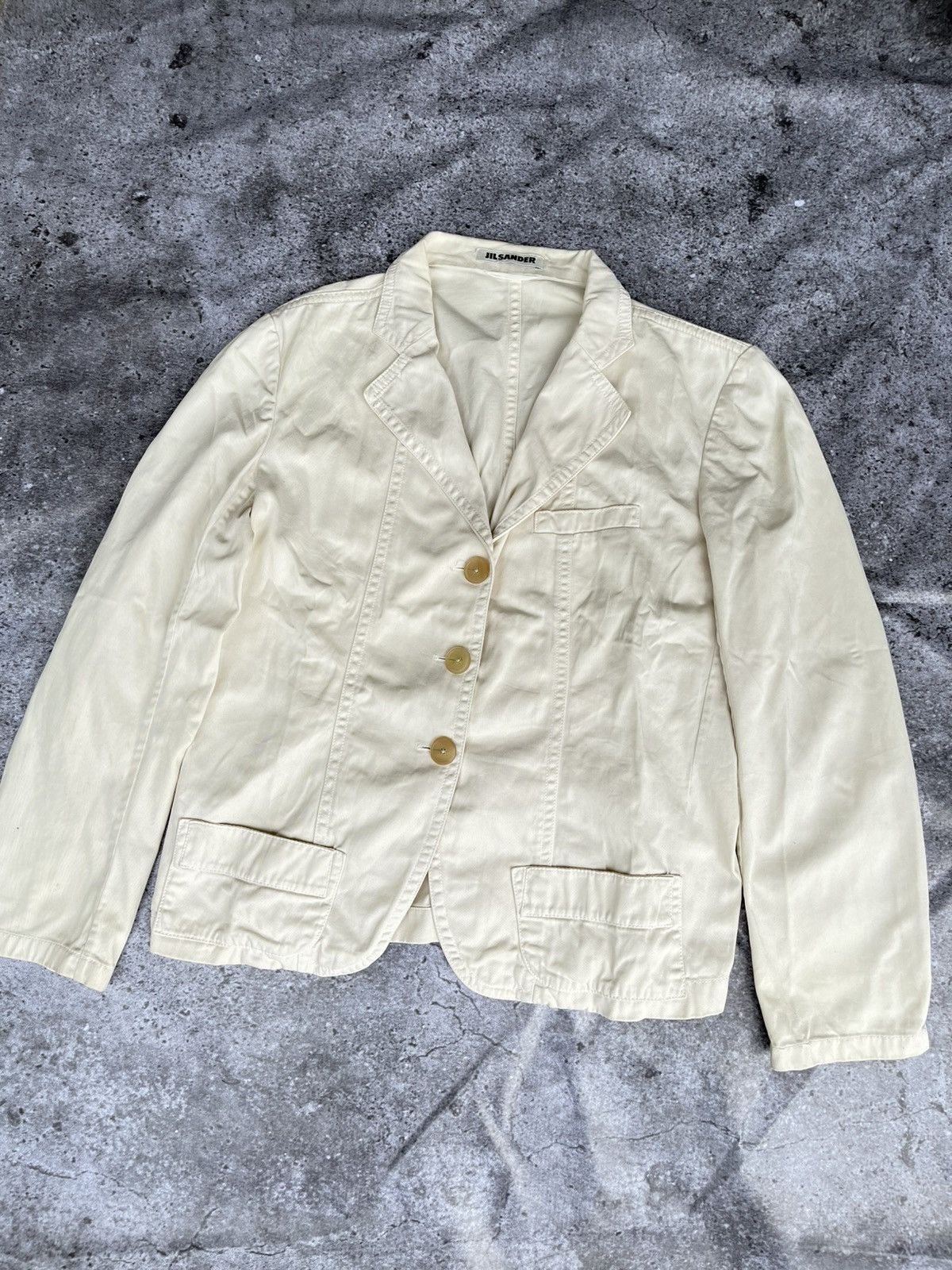 Jil Sander Jil Sander Button Blazer Size US S / EU 44-46 / 1 - 1 Thumbnail