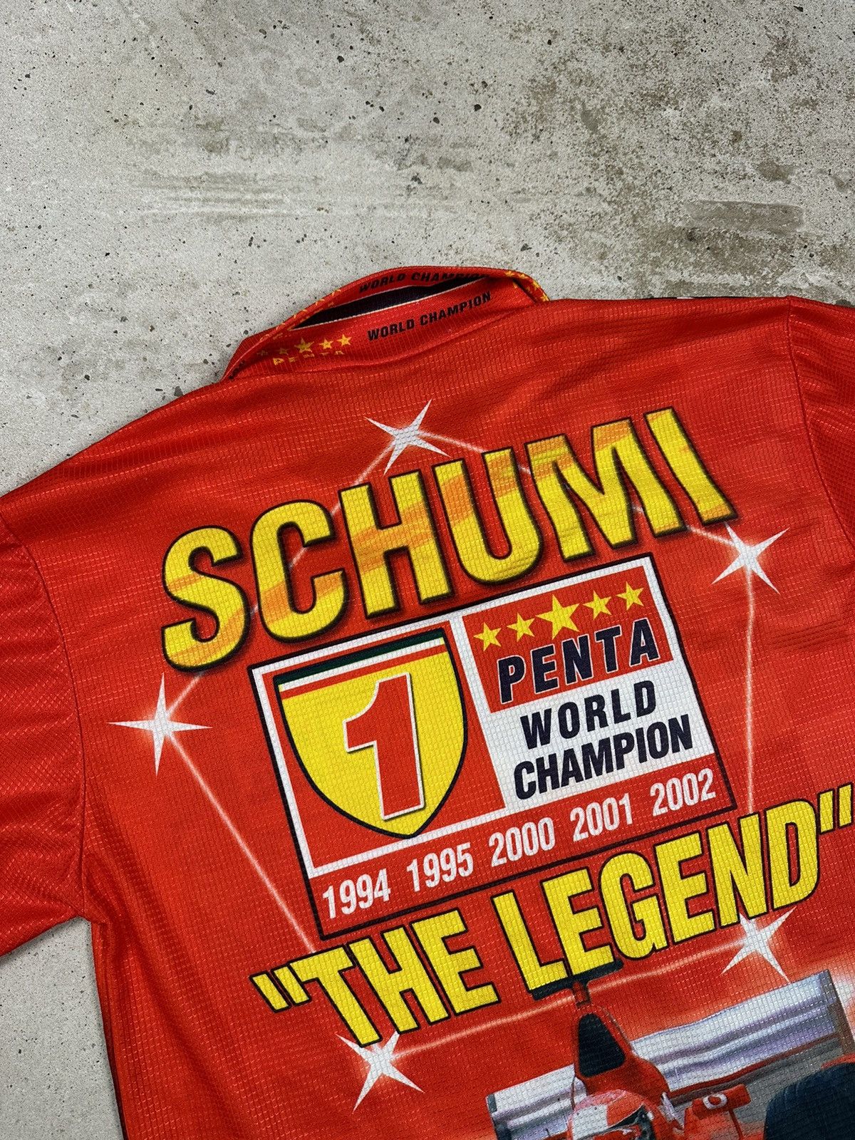 Ferrari × Formula 1 × Vintage Vintage Y2K Ferrari Michael Schumacher Formula Uno Jersey Size US M / EU 48-50 / 2 - 12 Thumbnail