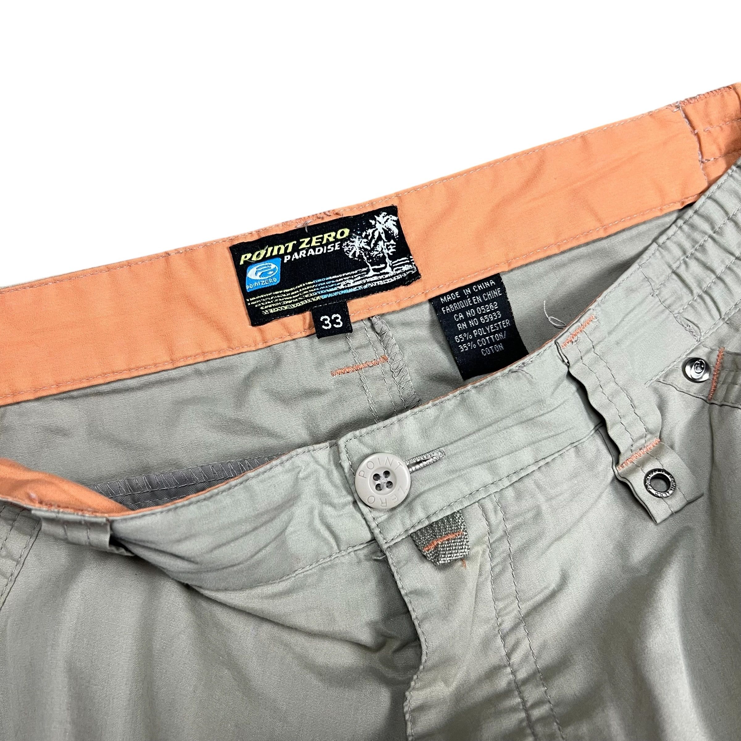 Point Zero Point Zero Paradise Multi Pocket Cargo Shorts - 34” Size US 34 / EU 50 - 4 Thumbnail