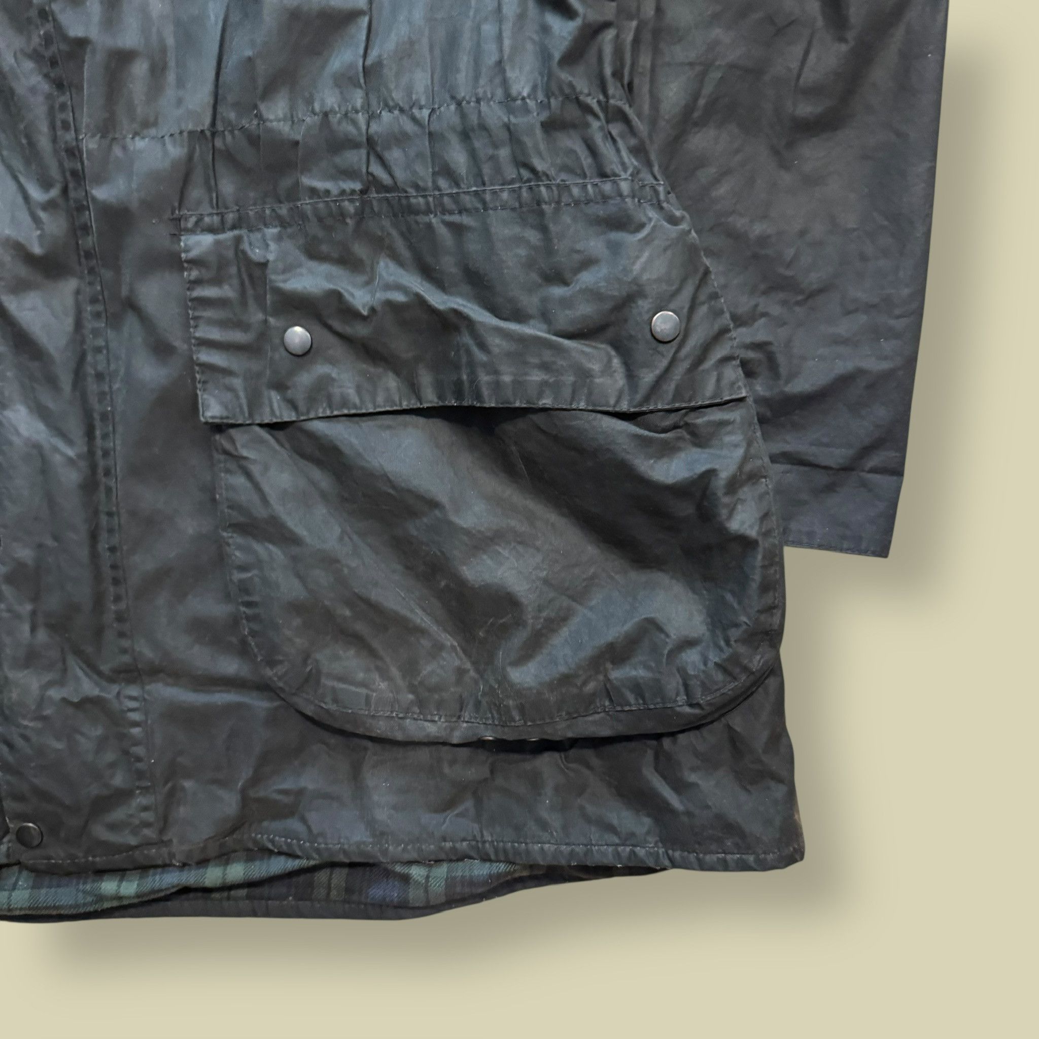 Barbour Barbour Durham Waxed Blue Jacket Size US M / EU 48-50 / 2 - 5 Thumbnail