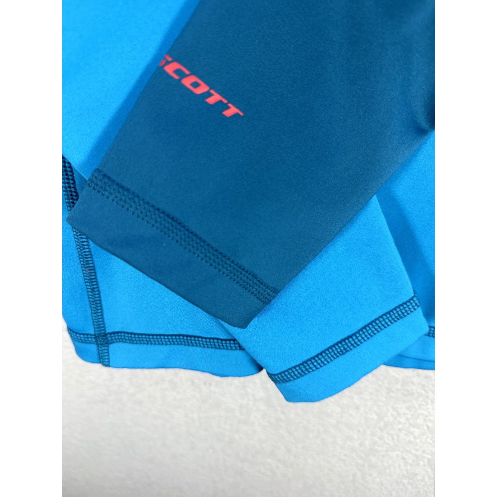 Vintage Women SCOTT Blue Pullover Jersey Athletic Training Sports Stretch 1/2 Zip Sz 4-6 Size S / US 4 / IT 40 - 5 Thumbnail