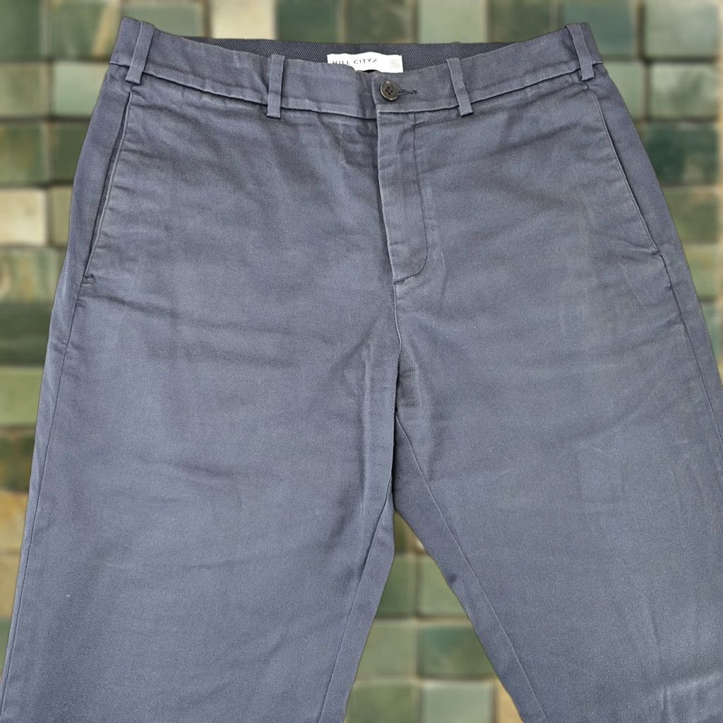 Vintage Hill City Everyday Tech Pants Mens 32x31 Navy Straight Fit Stretch Water Resistant Wind Casual Workwear Chino Regular 32in Inseam Size US 32 / EU 48 - 1 Thumbnail