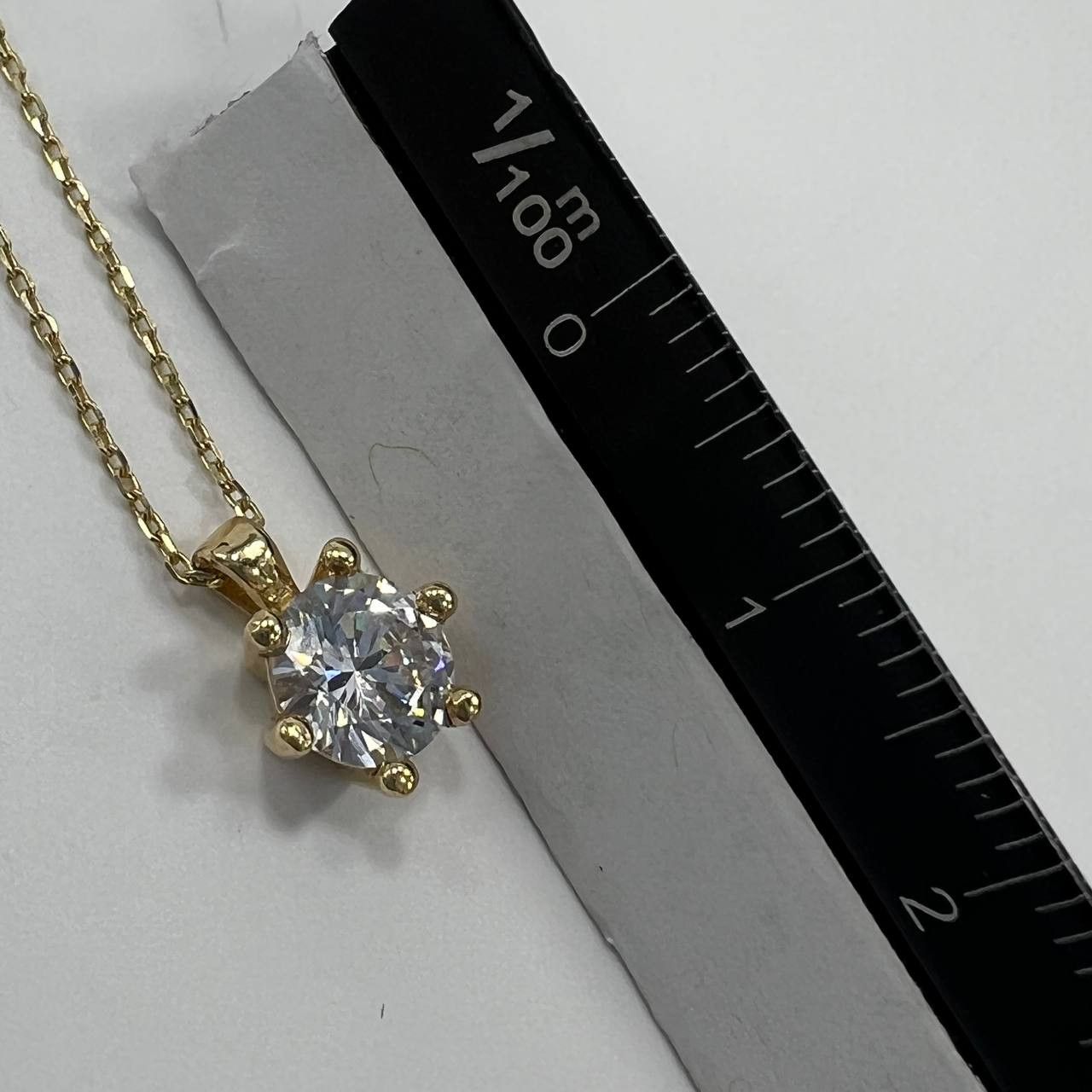 Other New Elegant 14K Solid Gold Necklace Pendant 2.0g, 21cm Size ONE SIZE - 6 Thumbnail