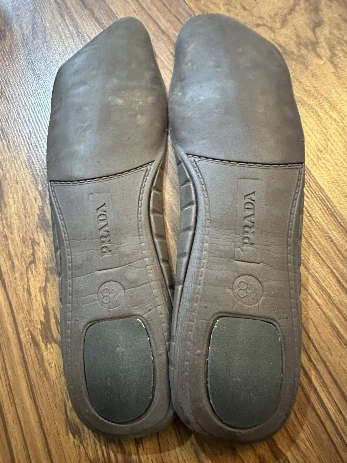 Prada Vintage Prada Pebbled Calfskin Leather Driving Loafers. Size US 9.5 / EU 42-43 - 13 Thumbnail