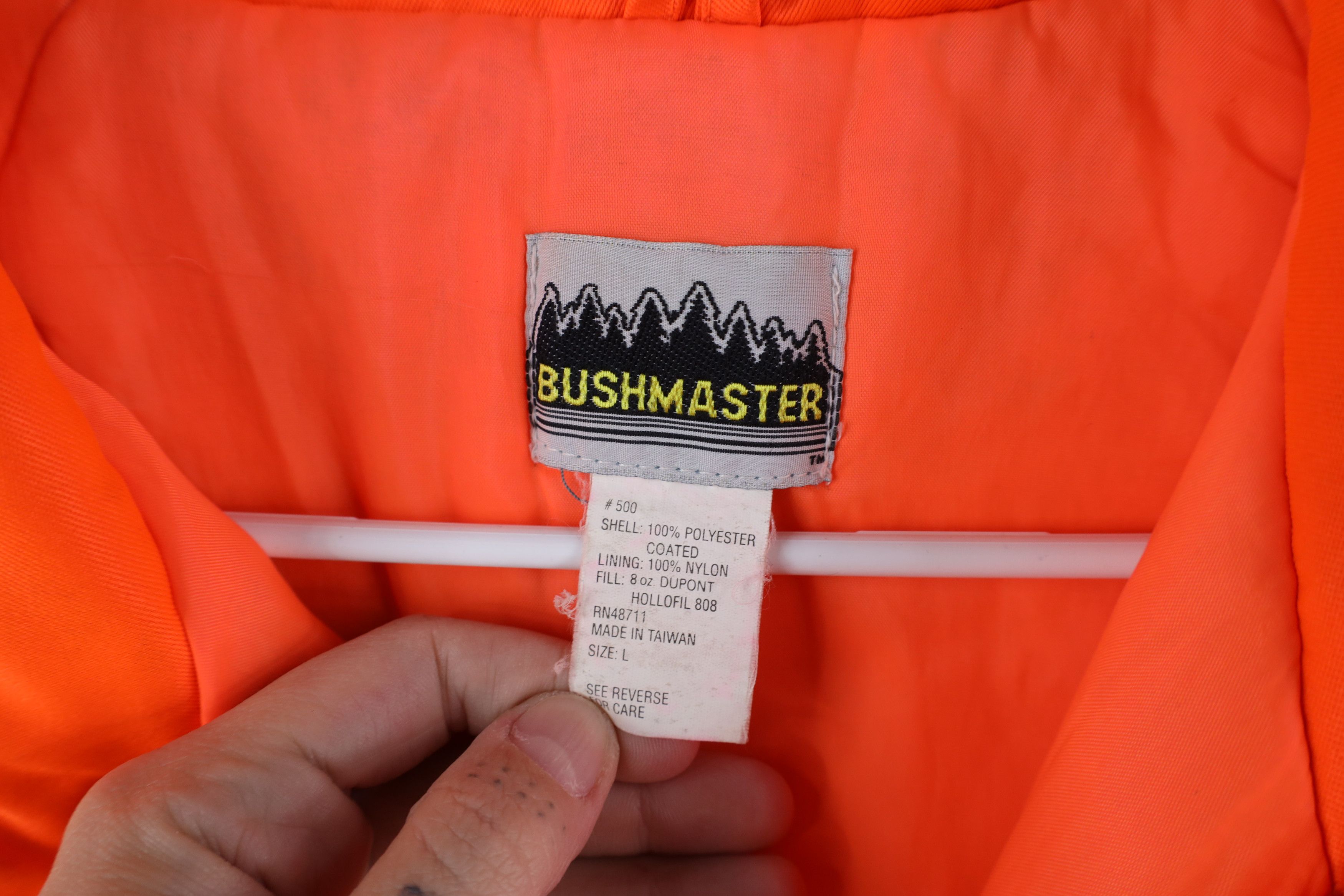 Vintage Vintage 90s Streetwear Hunting Parka Jacket Blaze Orange Size US L / EU 52-54 / 3 - 11 Thumbnail
