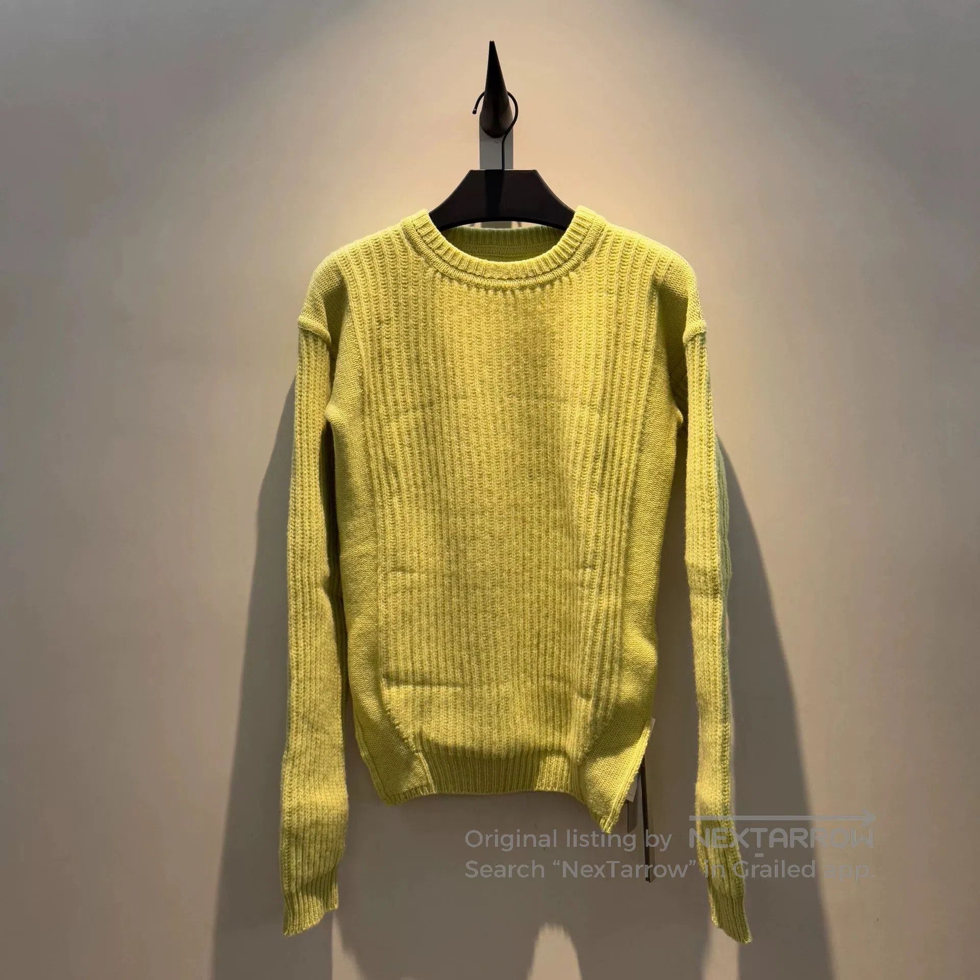 Rick Owens rick owens lemon yellow wool sweater. Size XS / US 0-2 / IT 36-38 - 1 Thumbnail