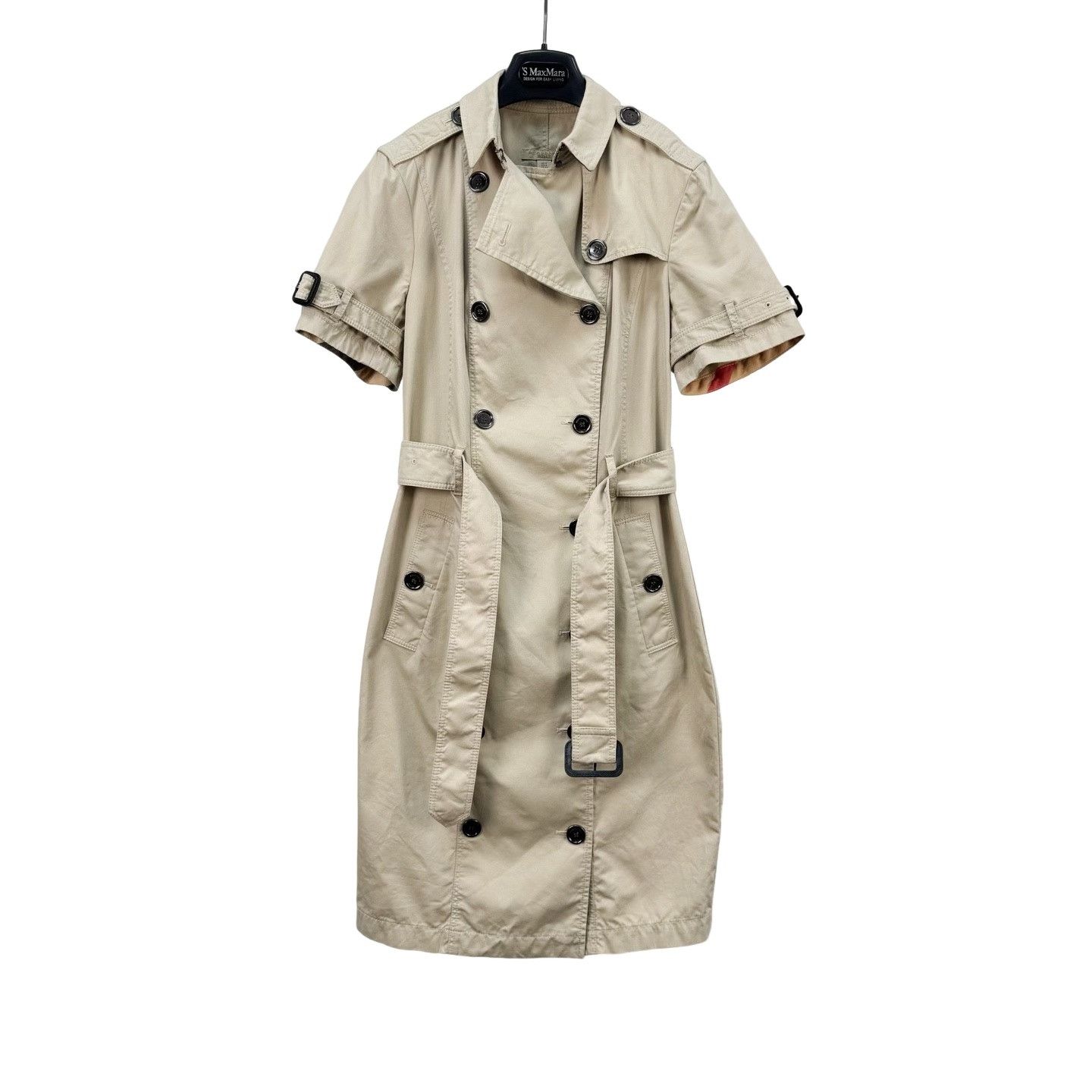 Burberry Burberry Beige Short Sleeve Trench Coat Size UK 10 Size M / US 6-8 / IT 42-44 - 1 Thumbnail