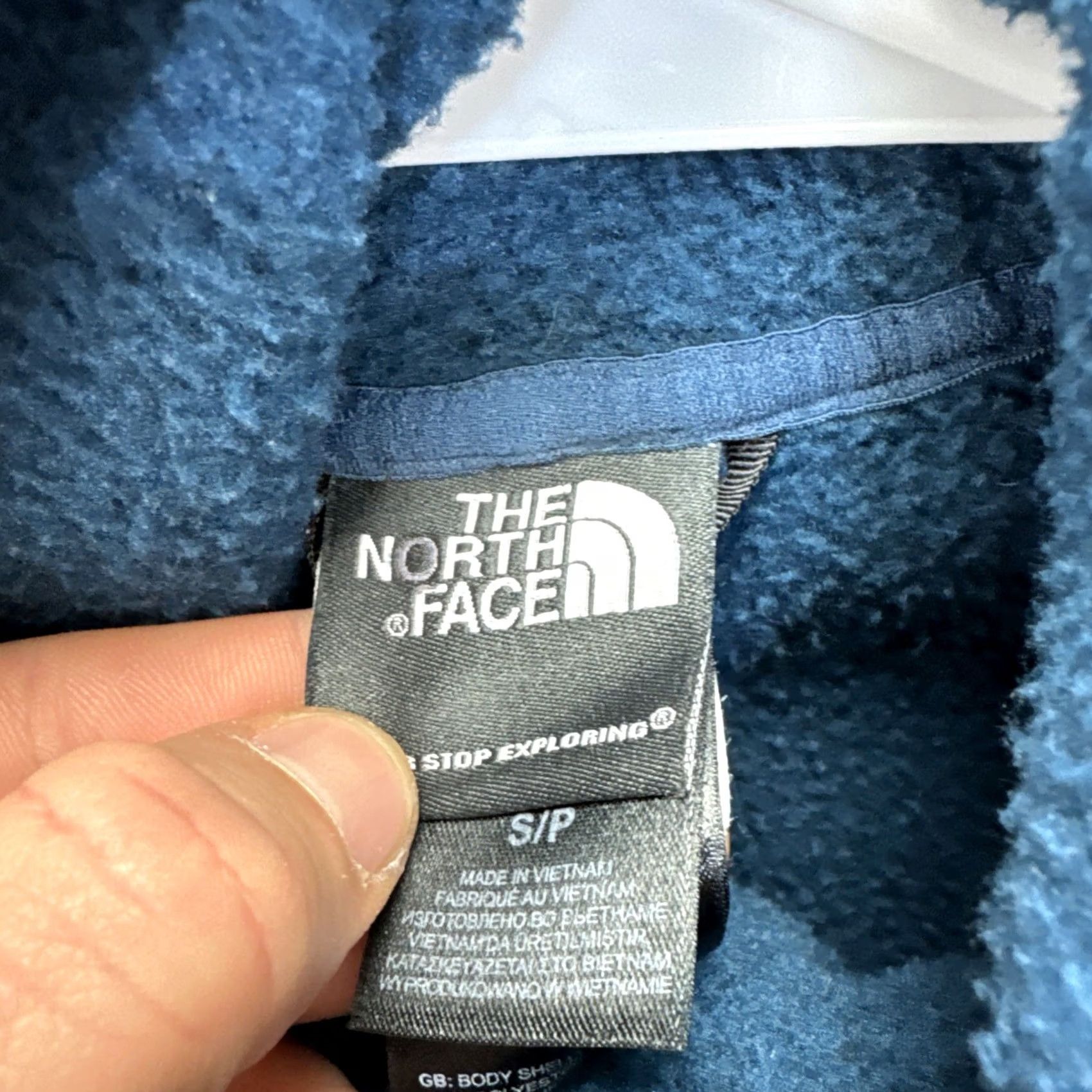 The North Face VINTAGE The North Face Jacket Mens S Teal Hooded Fleece Full Zip Outdoor Hiking Size US S / EU 44-46 / 1 - 2 Thumbnail