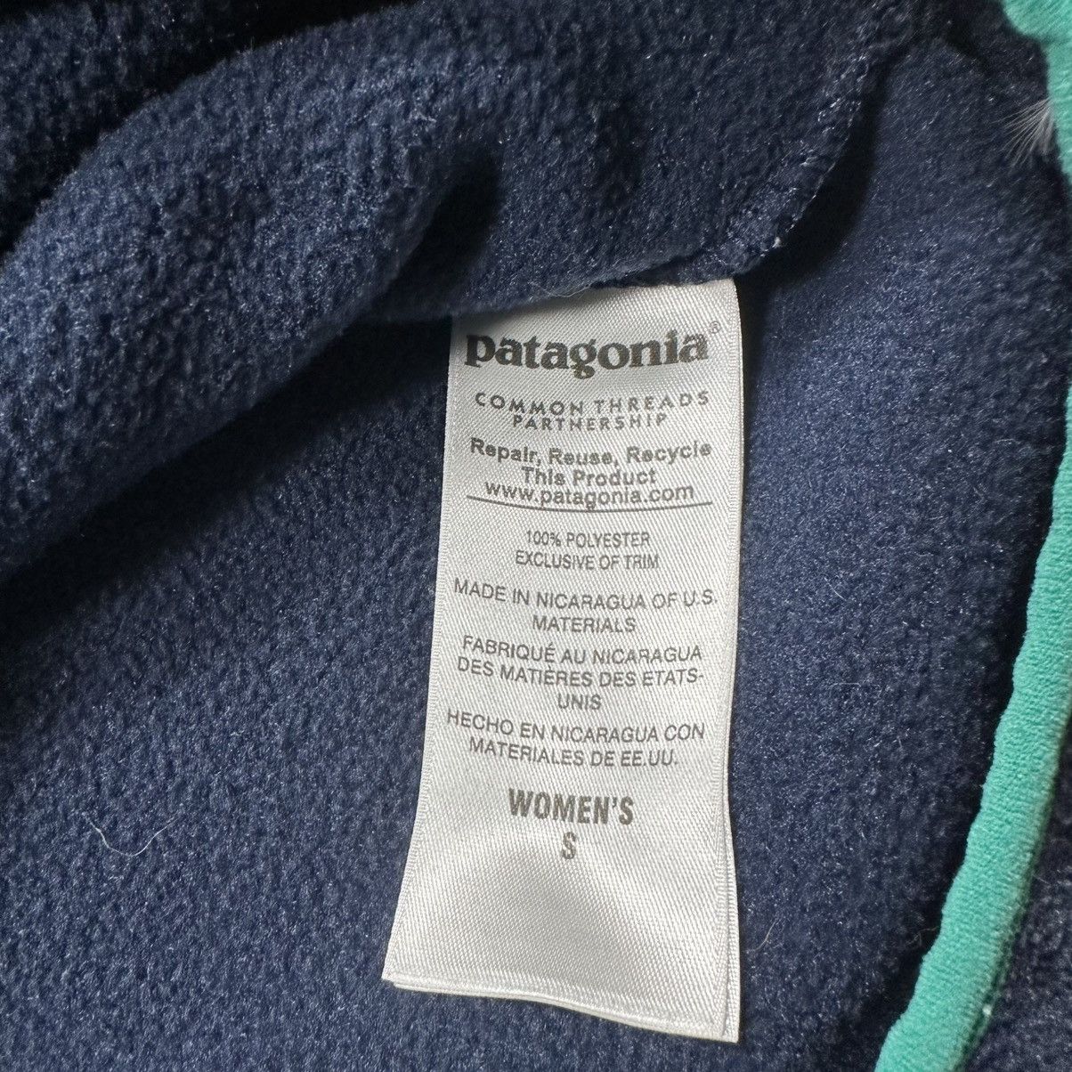 Patagonia Navy Blue and Green Patagonia Synchilla Pullover Fleece Size S / US 4 / IT 40 - 6 Thumbnail