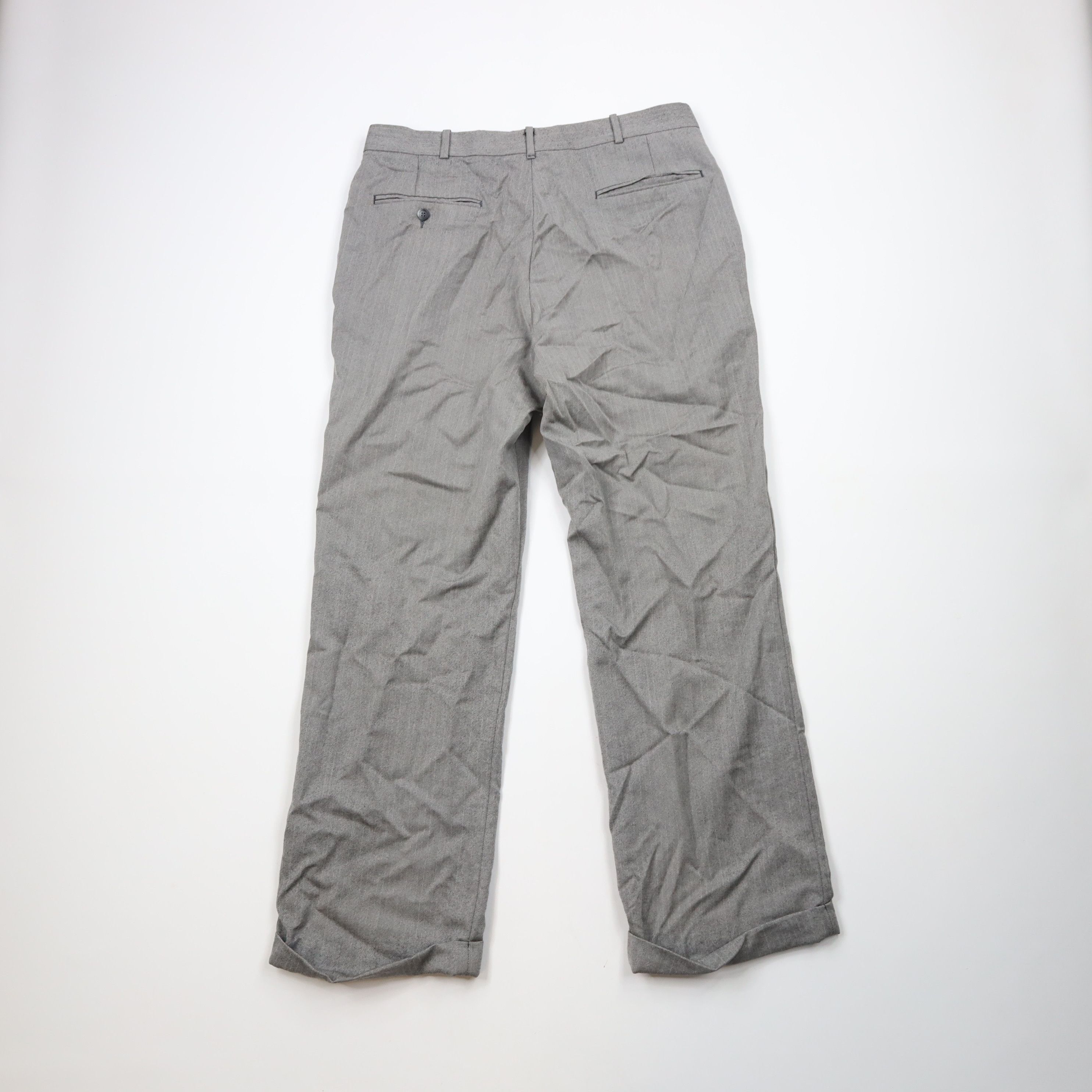 Vintage Vintage 70s Streetwear Herringbone Wide Leg Chino Pants USA Size US 34 / EU 50 - 9 Thumbnail