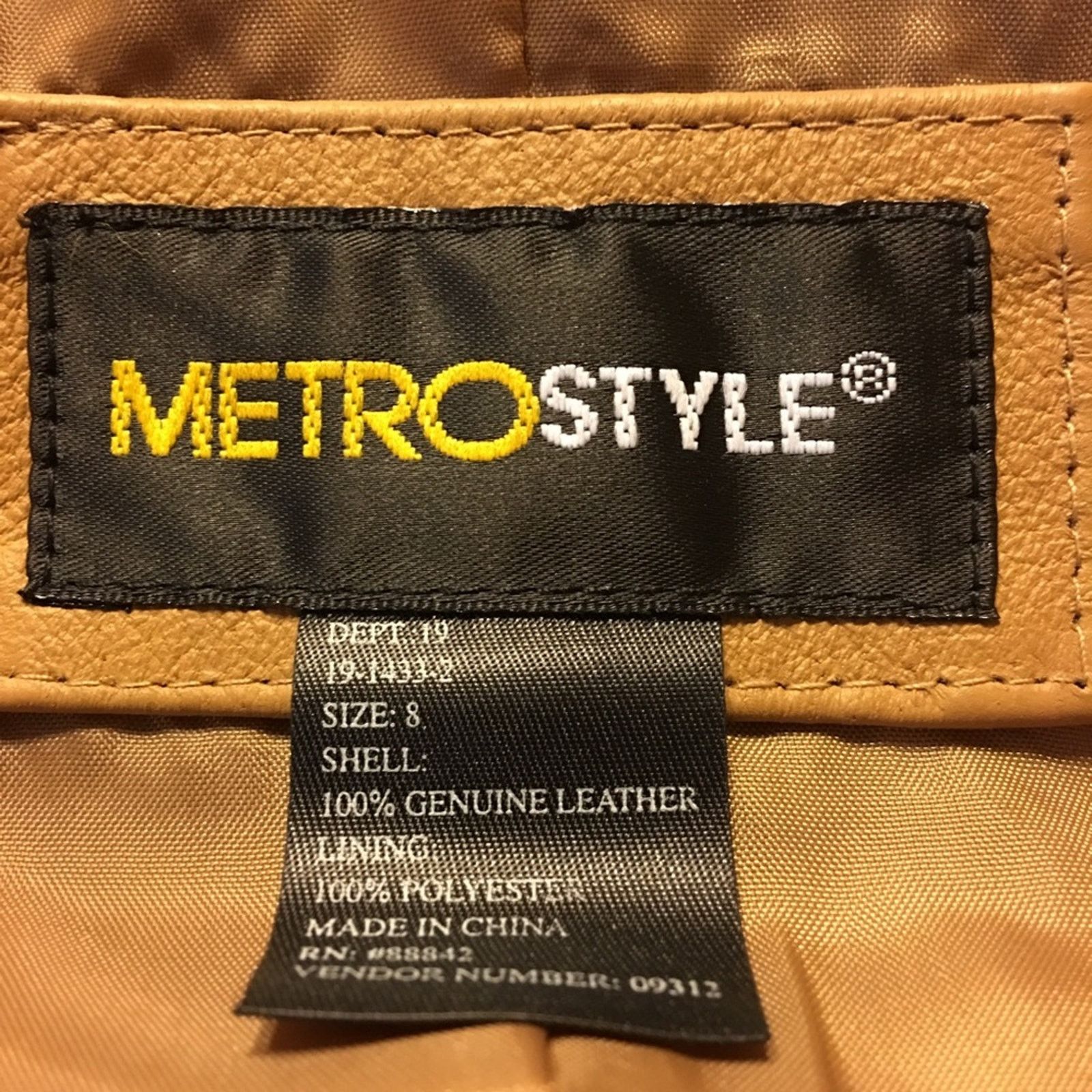 Other Metro Style western style genuine leather jacket Size M / US 6-8 / IT 42-44 - 8 Thumbnail