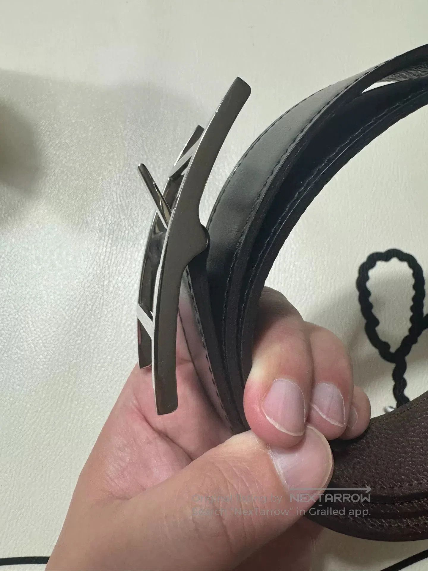 Hermes hermes reversible belt in black and brown. Size ONE SIZE - 4 Thumbnail