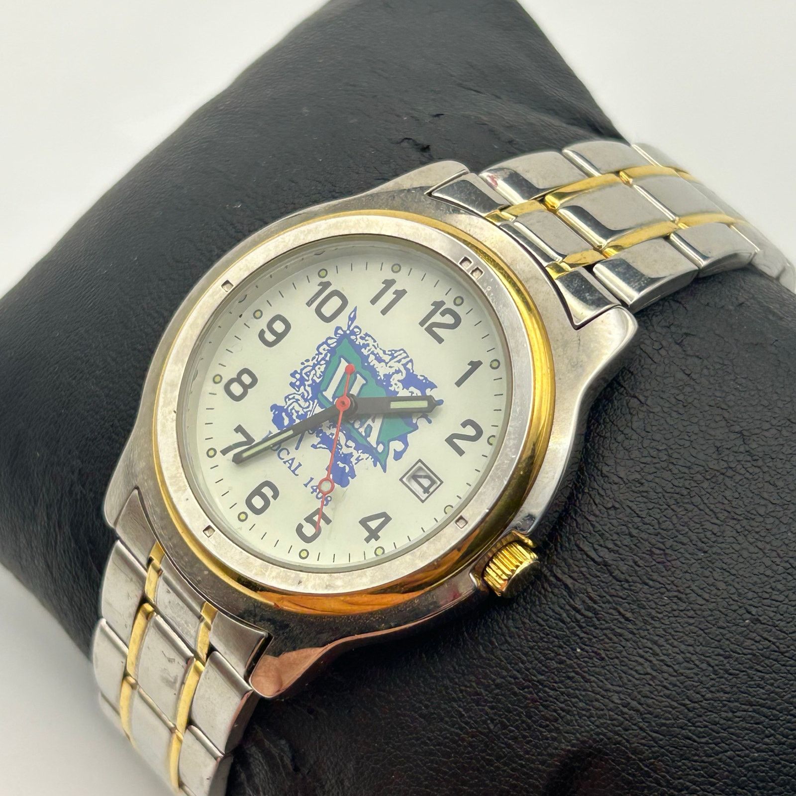 Other Sweda Silver Gold Stainless Steel Watch Working New Battery Size ONE SIZE - 2 Thumbnail