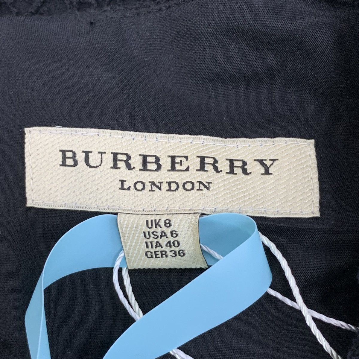 Burberry Burberry Lace Floral Embroidered Long Sleeve Dress K26WX Size L / US 10 / IT 46 - 5 Thumbnail