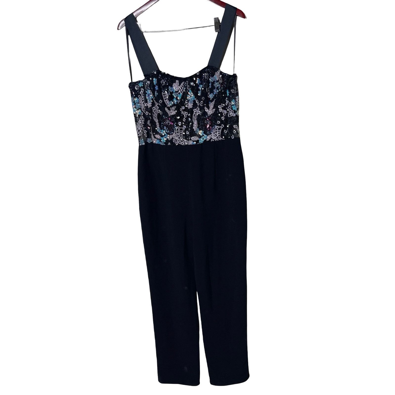 Bronx and Banco Bronx and Banco Annabell Jumpsuit Blue sequins Black Size 34" / US 12 / IT 48 - 2 Thumbnail