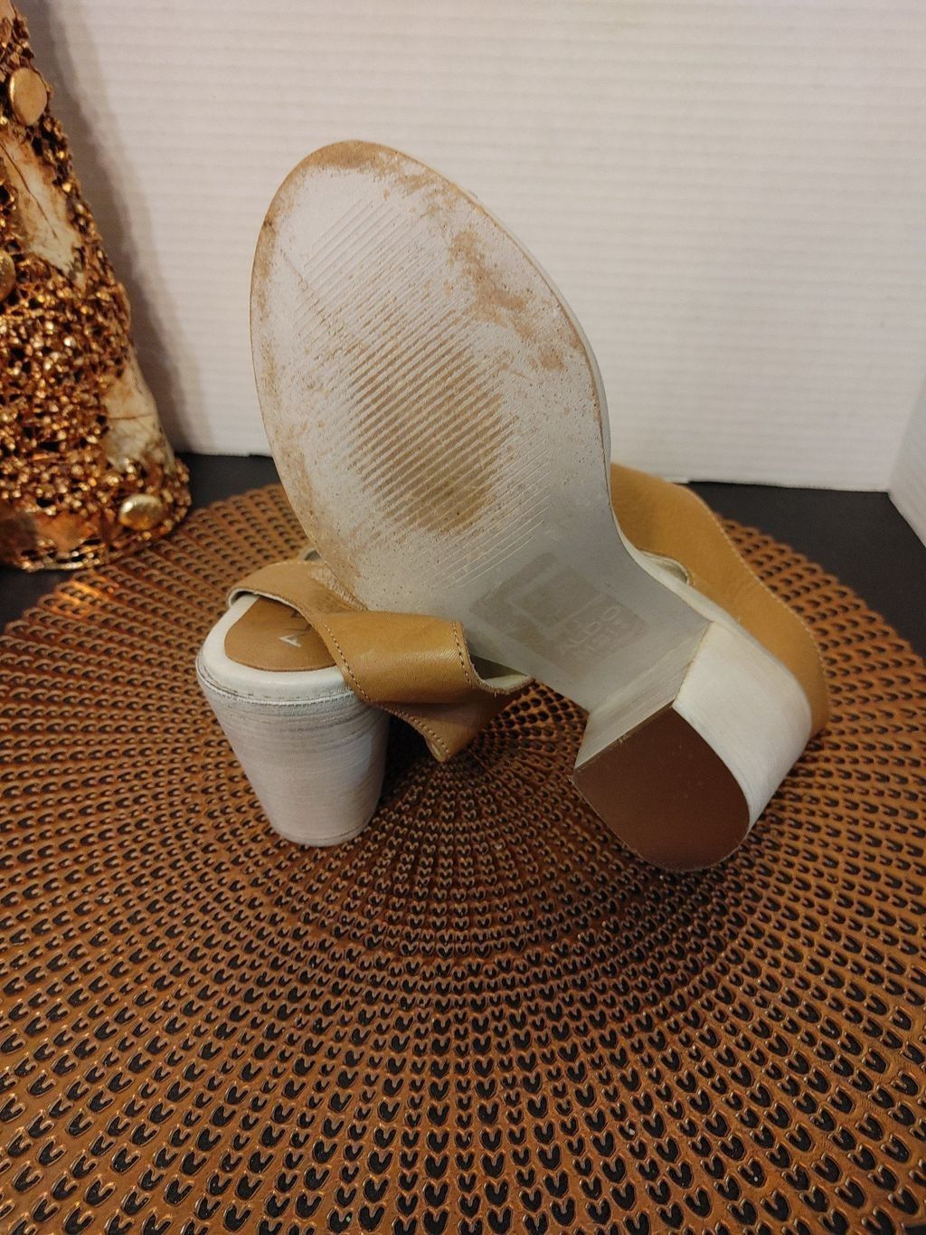 Aldo ALDO Leather Sandals Size 8.5 Size US 8.5 / IT 38.5 - 5 Thumbnail