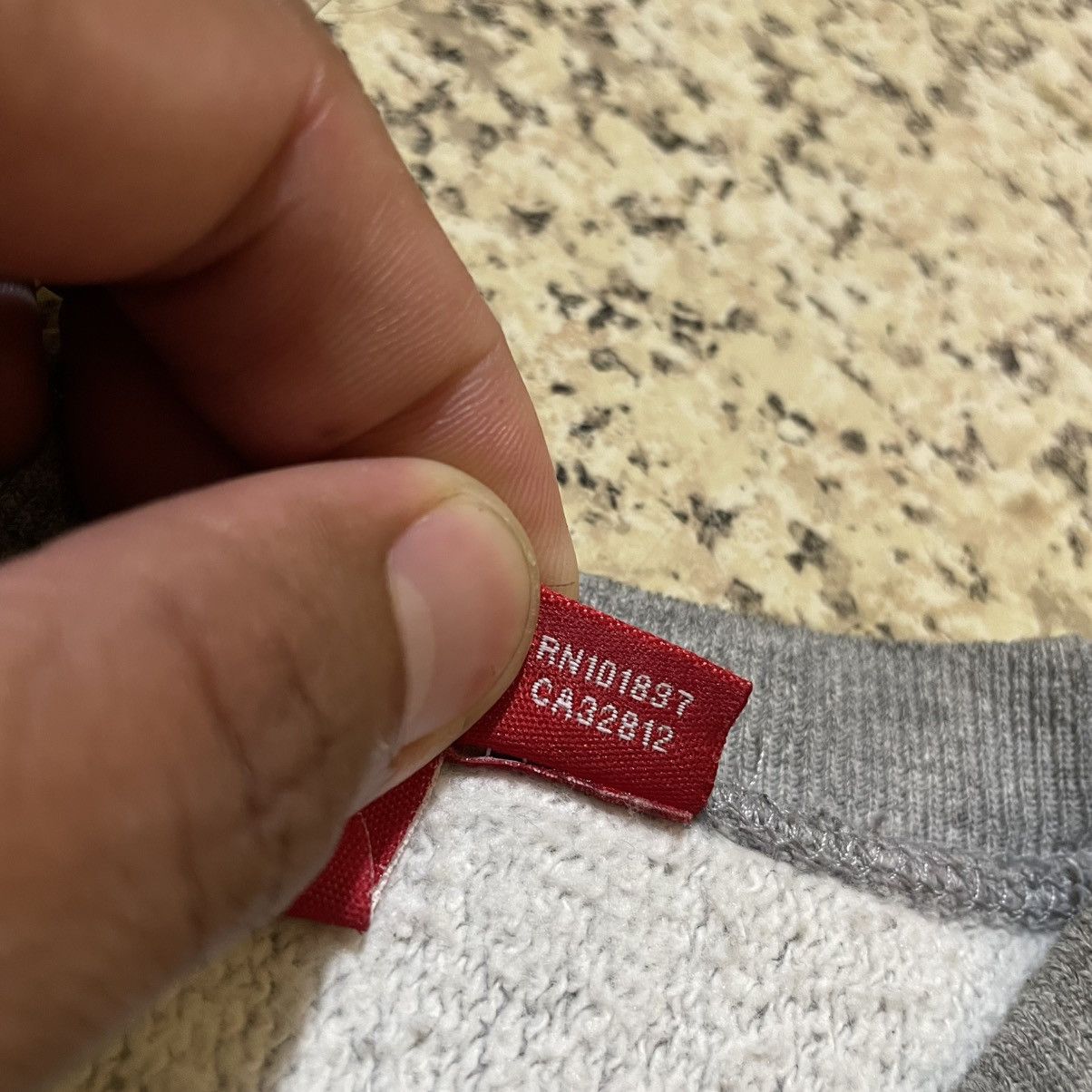 Supreme Vintage Supreme College Crewneck Sweatshirt Heather Grey Size US L / EU 52-54 / 3 - 14 Thumbnail