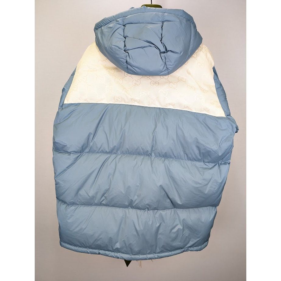 Gucci o1rshd1 Micro Nylon Ripstop Down Blouson Jacket in Blueish Size US L / EU 52-54 / 3 - 12 Thumbnail