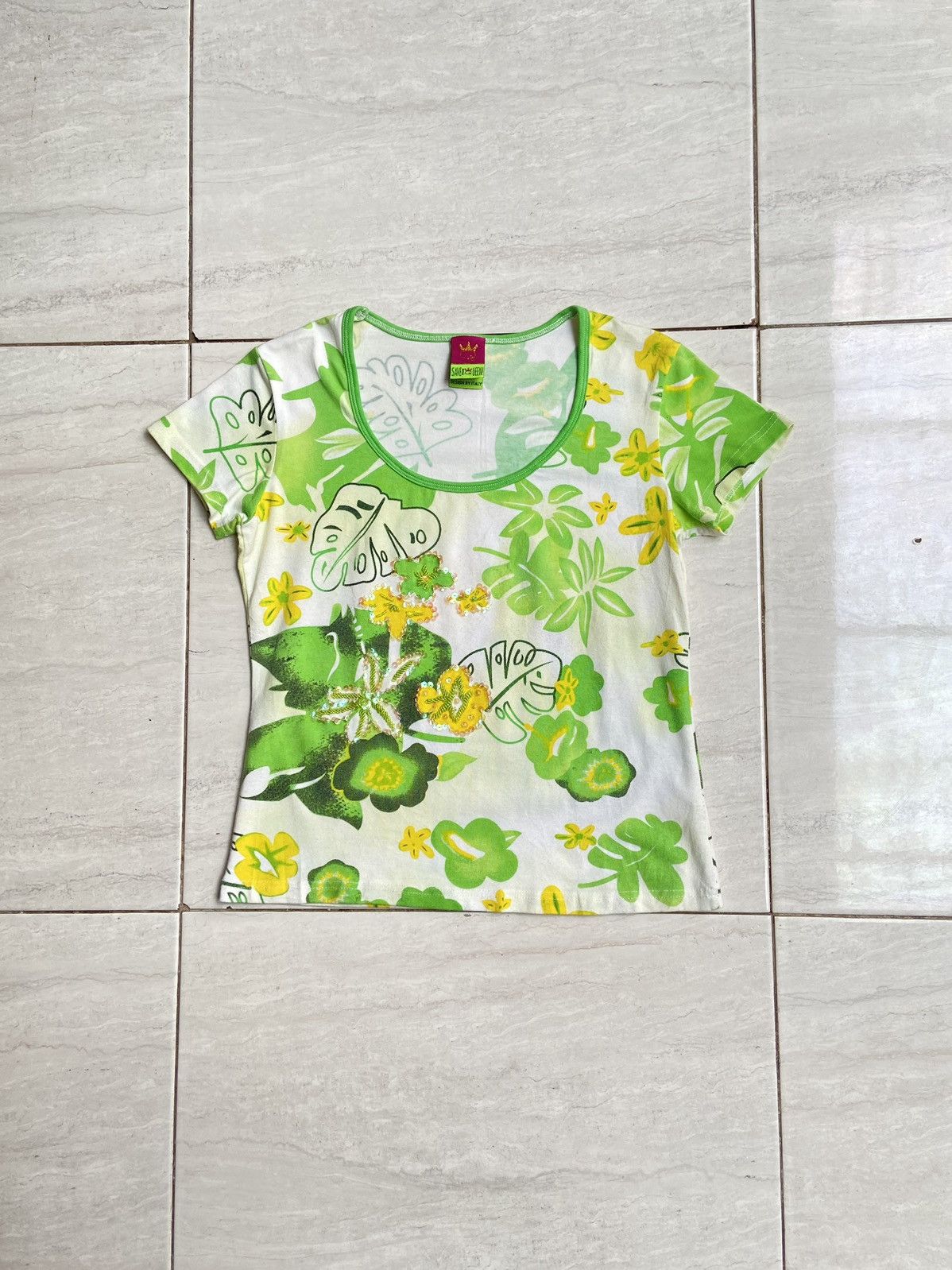 Designer × Jean Paul Gaultier × Seditionaries SAVE THE QUEEN Motive T-shirt Size XS / US 0-2 / IT 36-38 - 5 Thumbnail