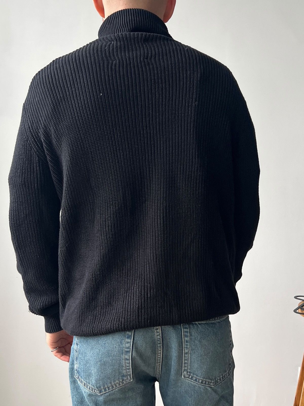 MXDVS MXDVS “ Baptized in Hell” Cotton Black Knit Sweater size L Size US L / EU 52-54 / 3 - 3 Thumbnail