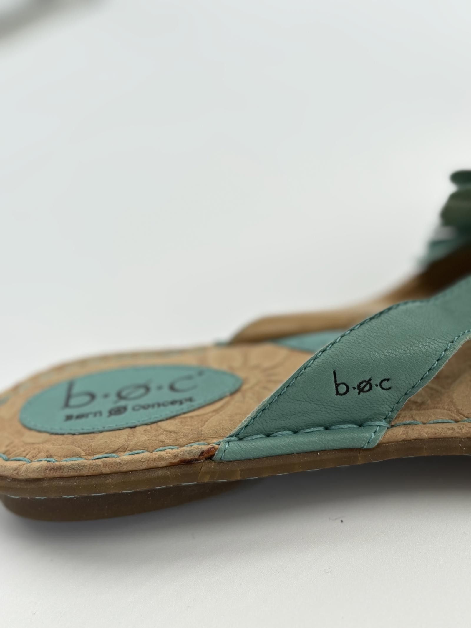Boc B.O.C Born Teal Flower Flip Flop Sandals Size 10 W Size US 10 / IT 40 - 5 Thumbnail