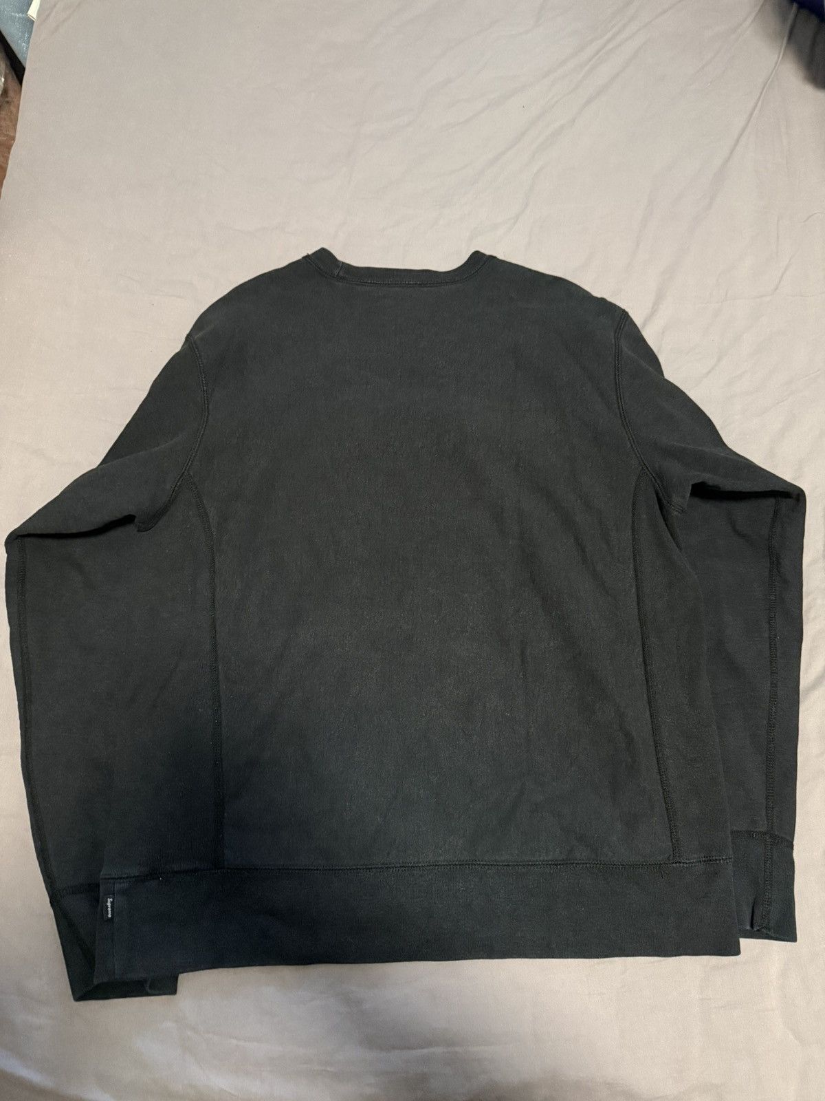 Supreme Supreme fw18 black on black box logo crewneck Size US L / EU 52-54 / 3 - 6 Thumbnail