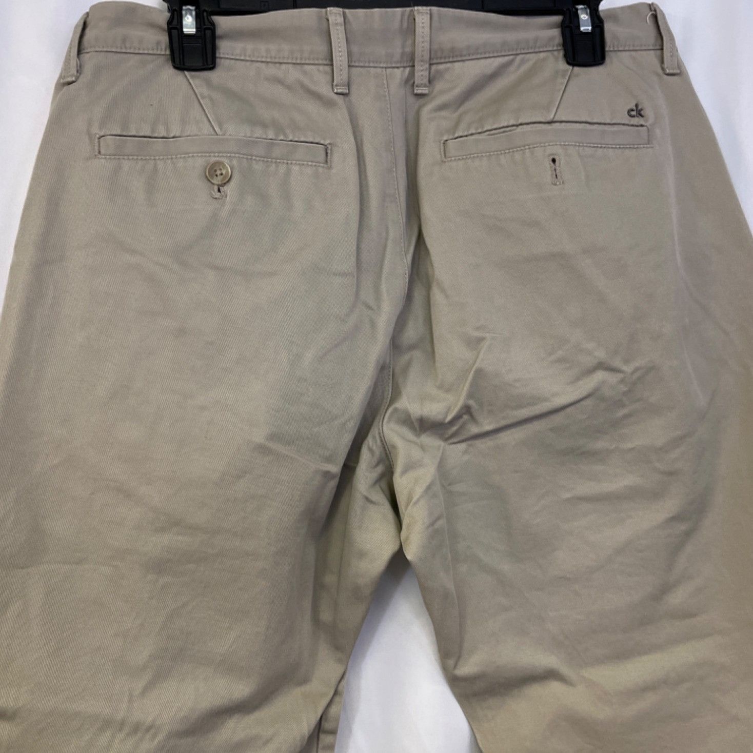 Calvin Klein Calvin Klein Men's Beige Dress Pants/Chino 33x30 SKU 4762 Size US 33 - 4 Thumbnail