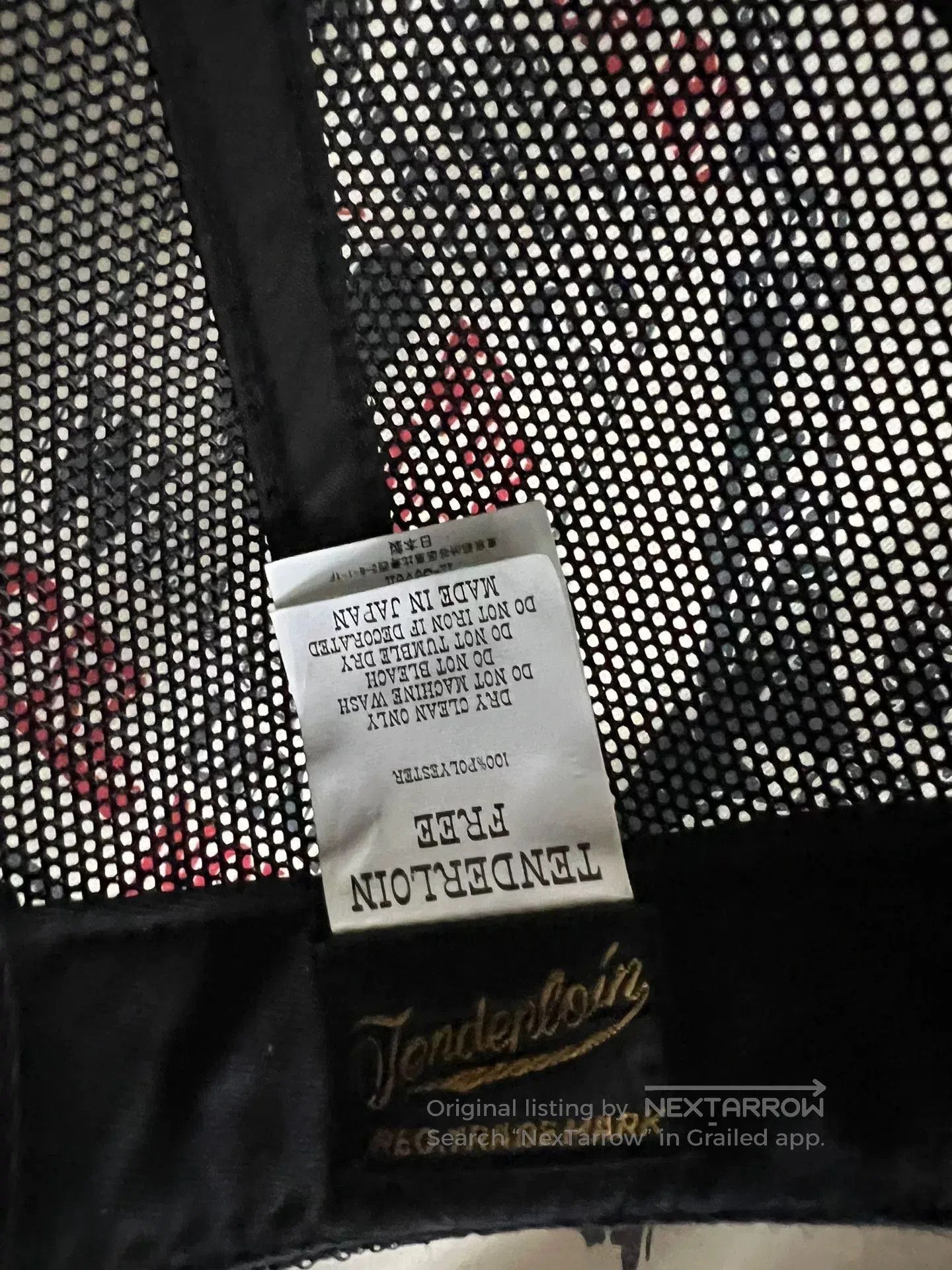 Tenderloin Rare Japanese Mesh Trucker Baseball Cap. Size ONE SIZE - 9 Thumbnail