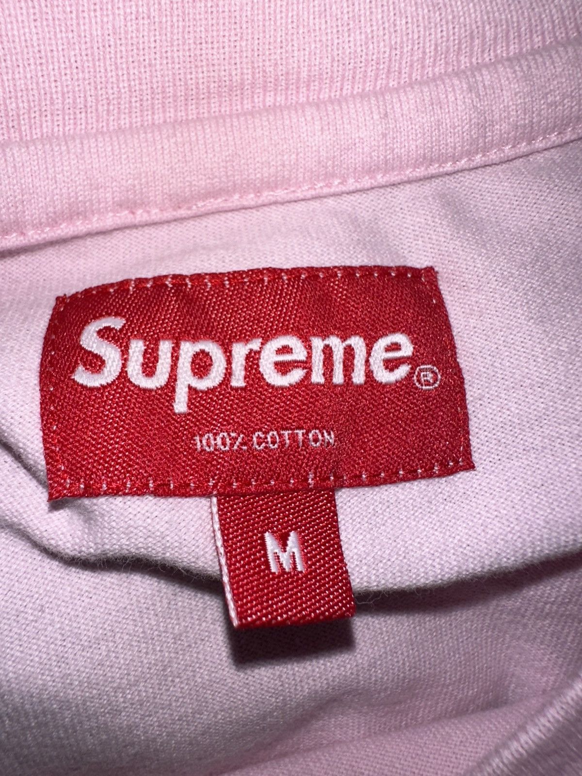 Supreme Supreme Small Box Tee Pink FW21 Size US M / EU 48-50 / 2 - 4 Thumbnail