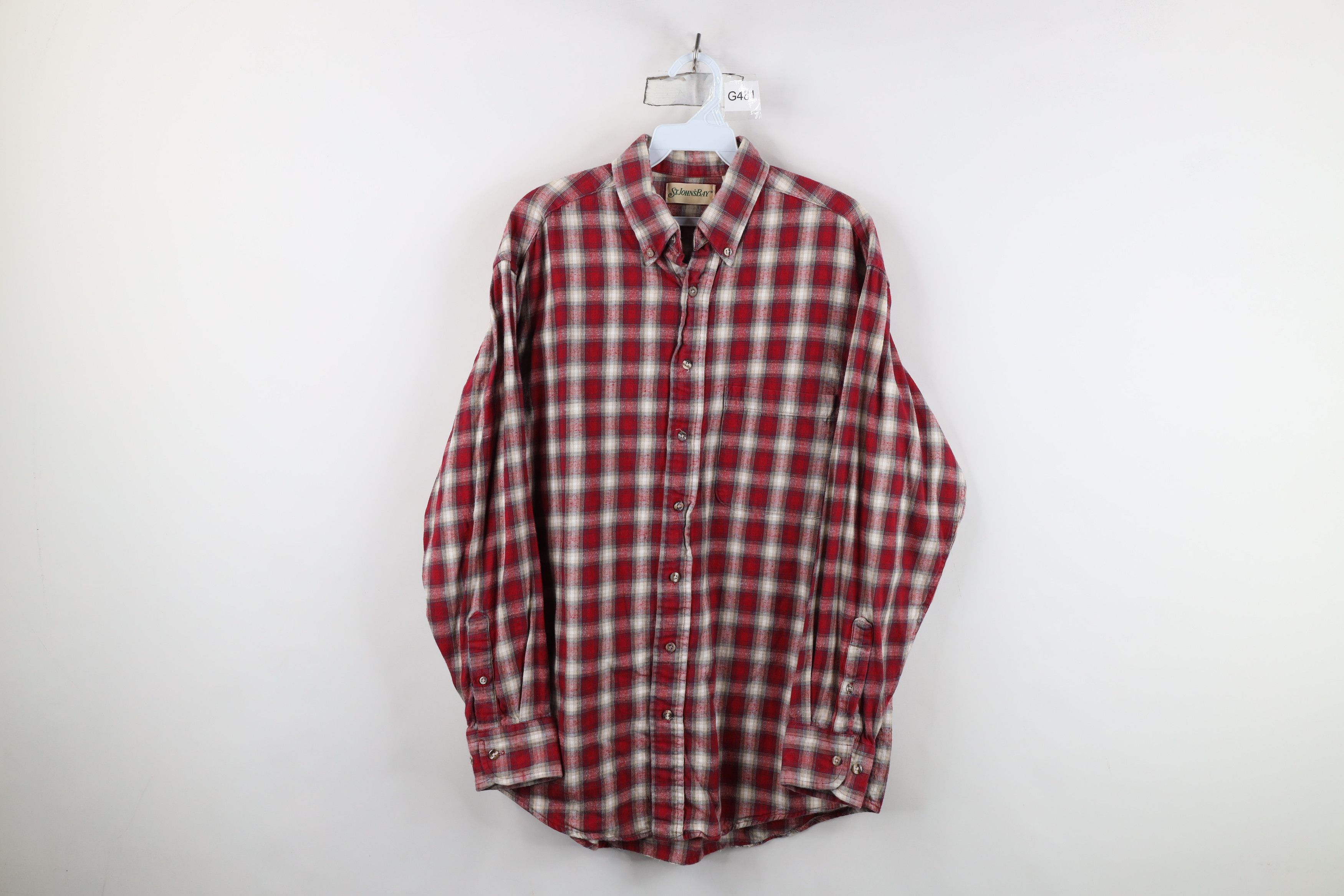 Vintage Vintage 90s Streetwear Flannel Collared Button Down Shirt Size US M / EU 48-50 / 2 - 1 Thumbnail