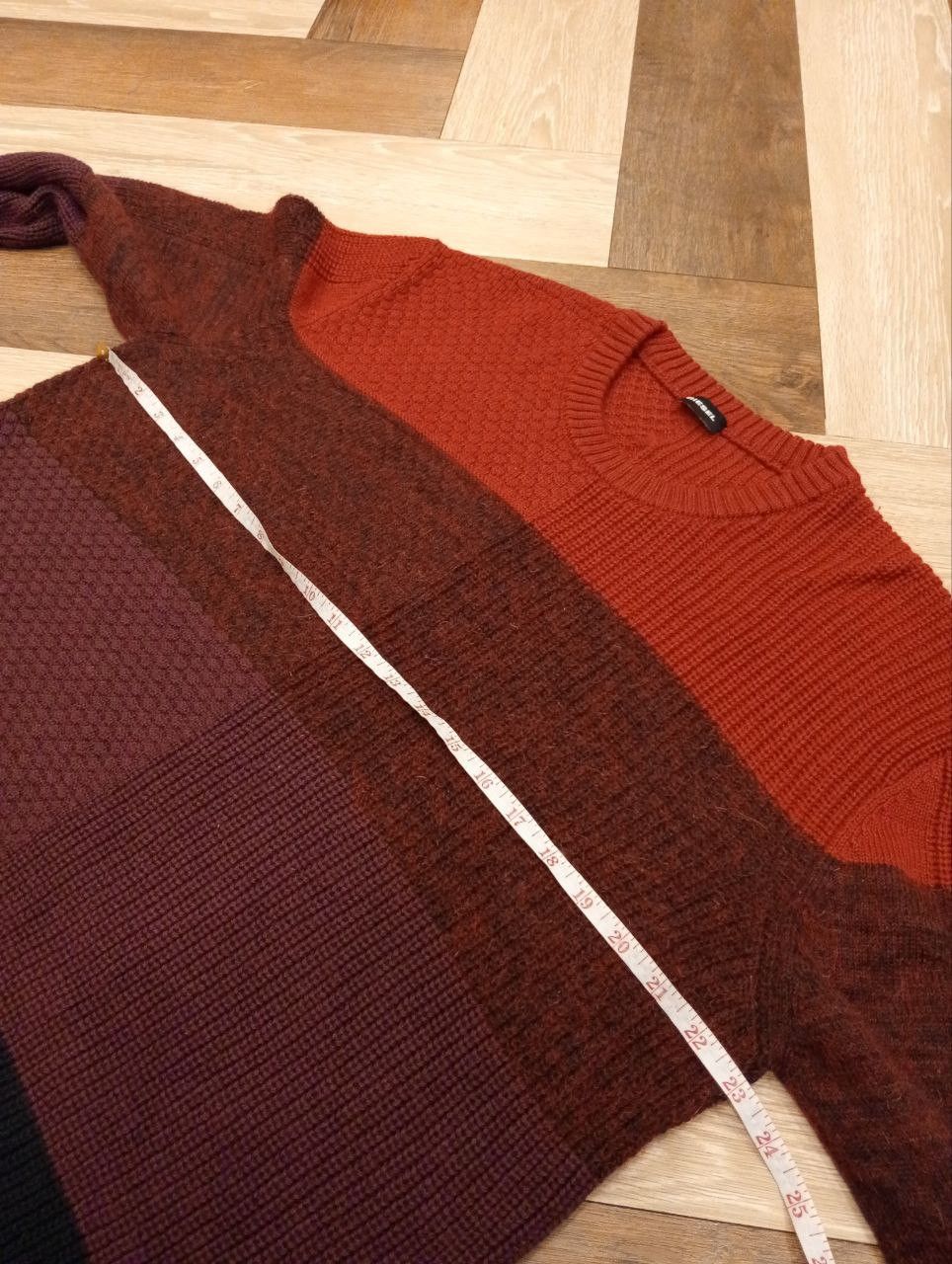 Diesel DIESEL ACRYLIC+WOOL+COTTON+MOHAIR KNITTED SWEATER Size US XXL / EU 58 / 5 - 14 Thumbnail