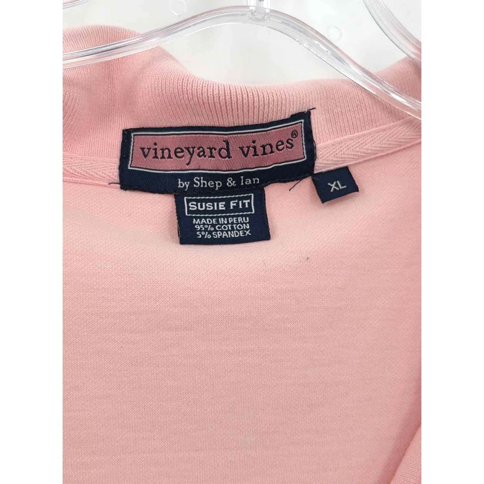 Vineyard Vines Vineyard Vines Pink Size XL Polo Blouse Size XL / US 12-14 / IT 48-50 - 3 Thumbnail