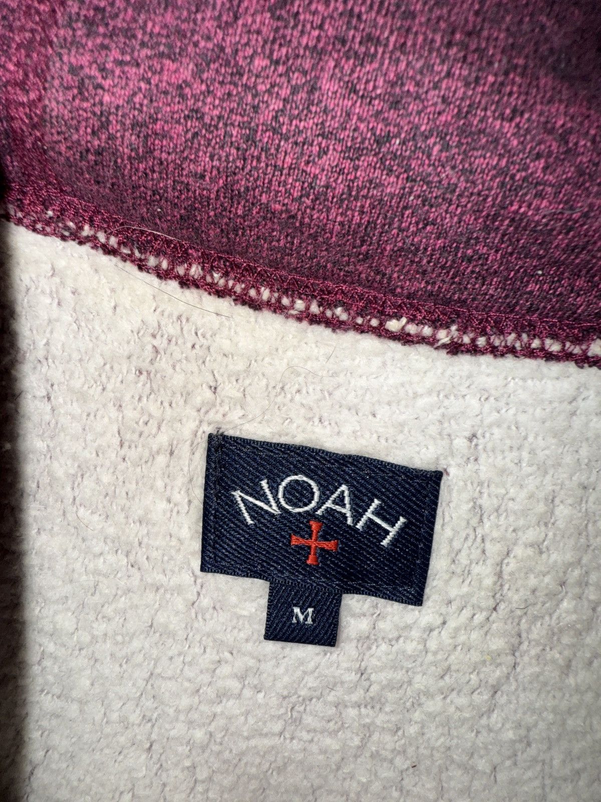 Noah NOAH Heather Hoodie in Maroon (Spring Cleaning) Size US M / EU 48-50 / 2 - 4 Thumbnail